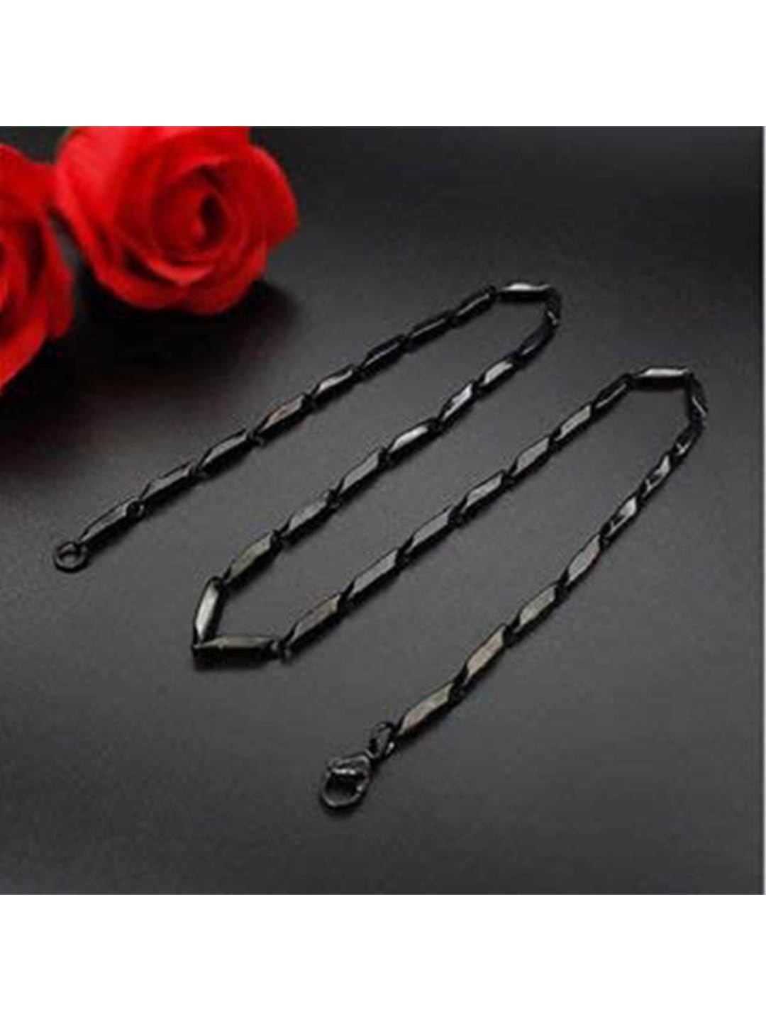 

MEENAZ Men Silver-Plated Choker Chain, Gold