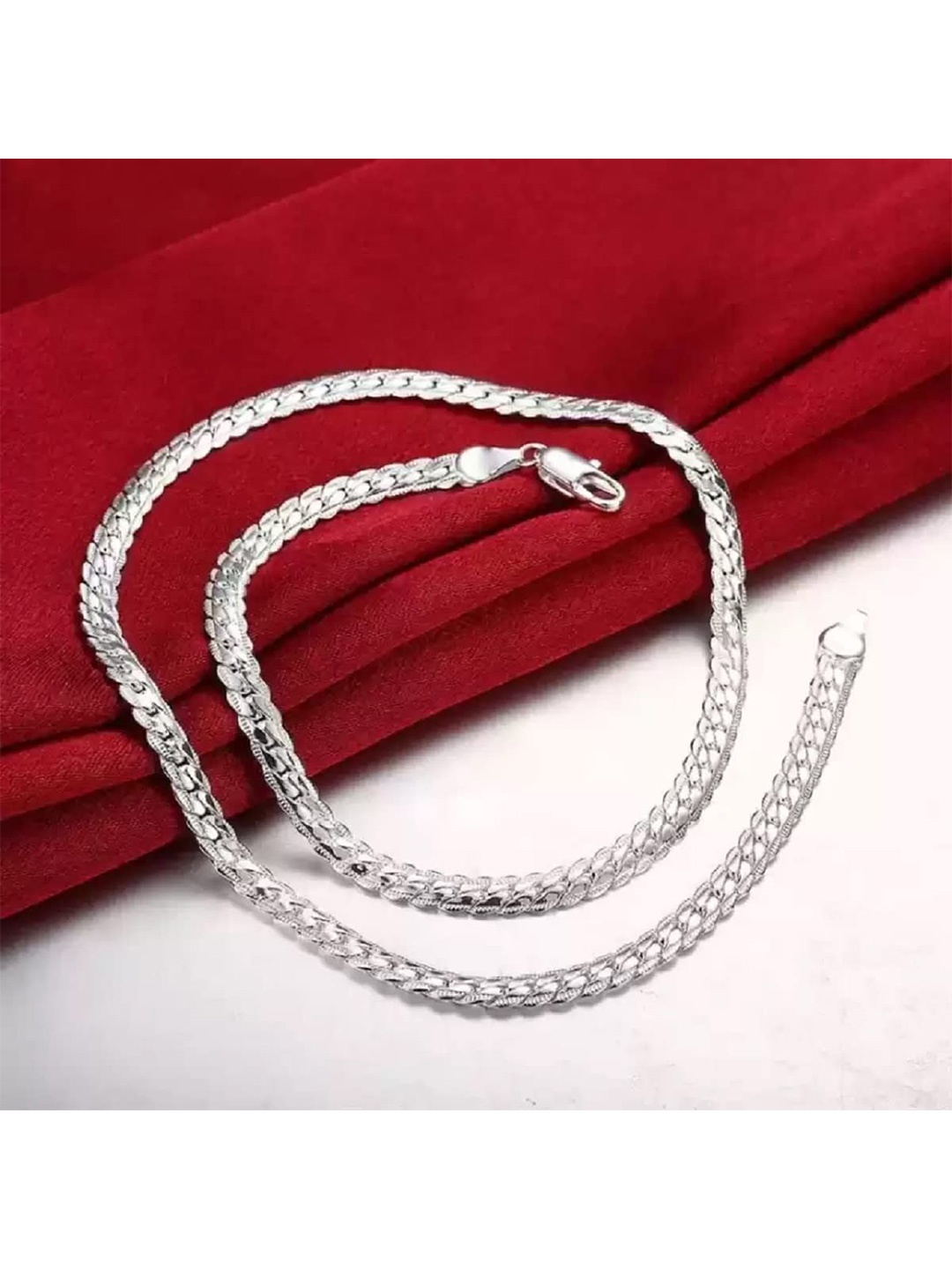 

MEENAZ Men Silver-Plated Chain