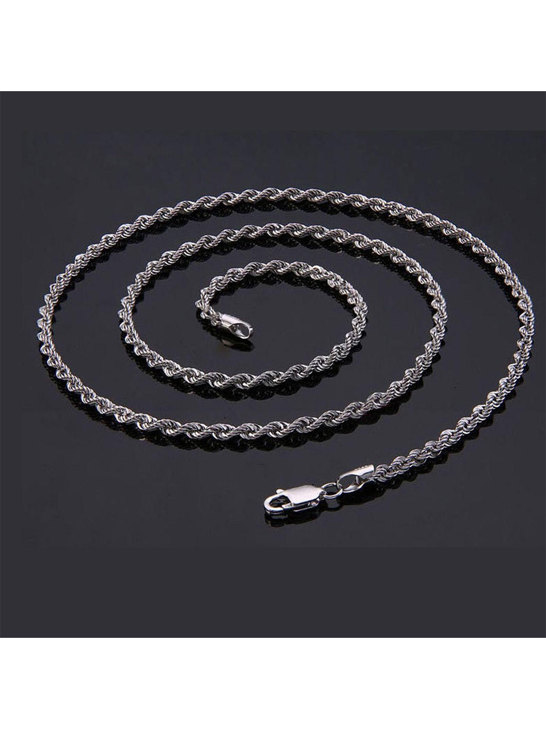 

MEENAZ Men Silver-Plated Choker Chain