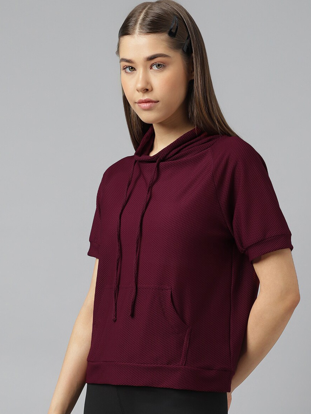 

Fitkin Hooded Sweatshirt, Maroon