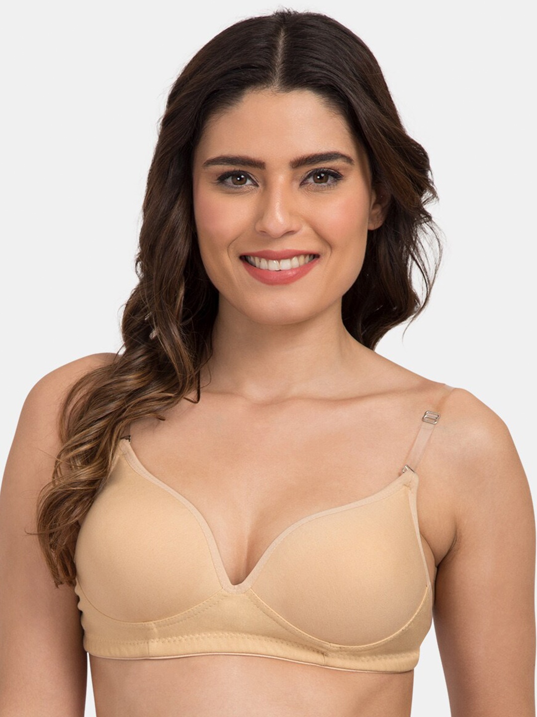 

Tweens Heavily Padded Medium Coverage T-Shirt Bra, Beige