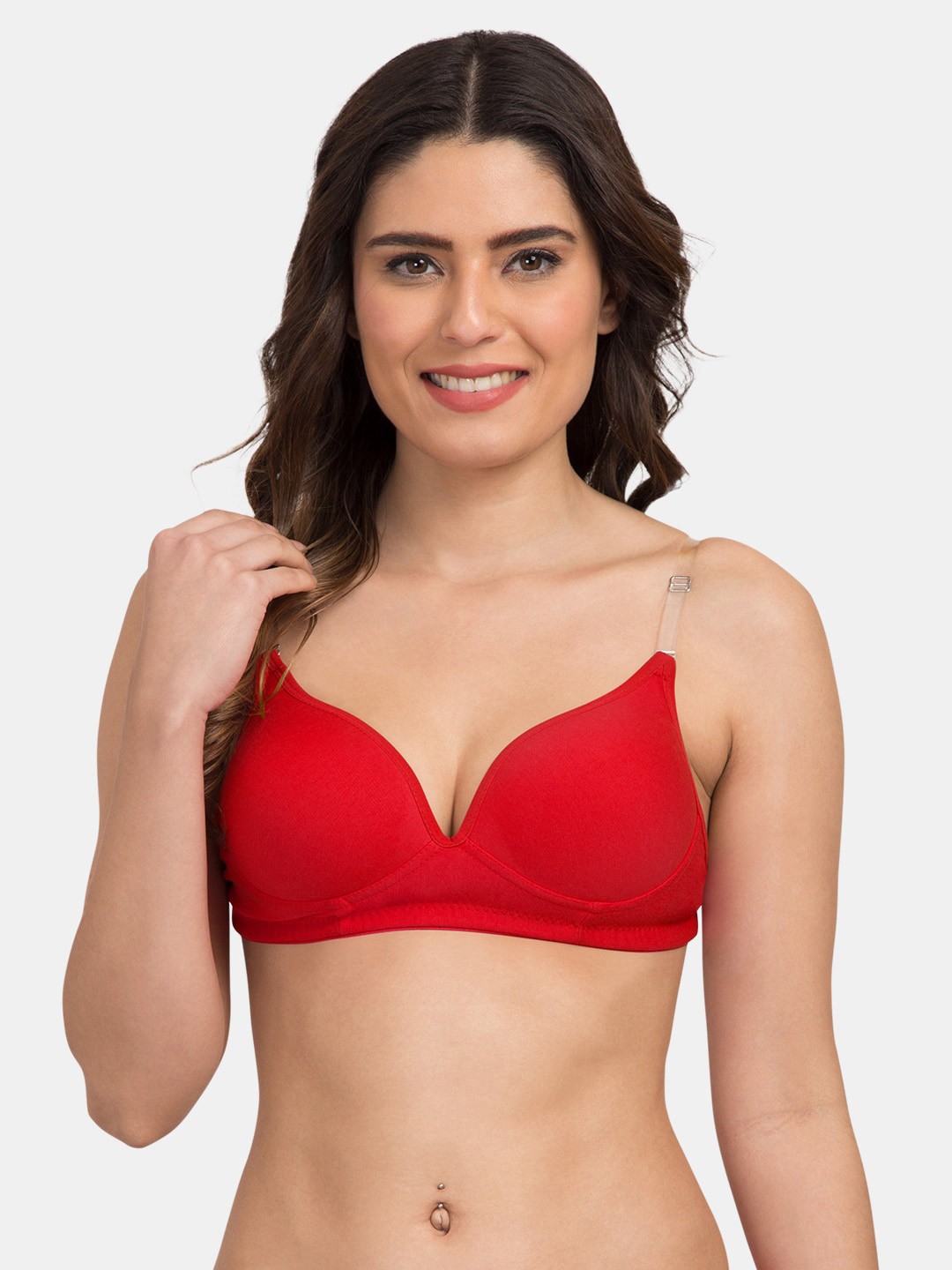 

Tweens Heavily Padded Medium Coverage T-Shirt Bra, Red
