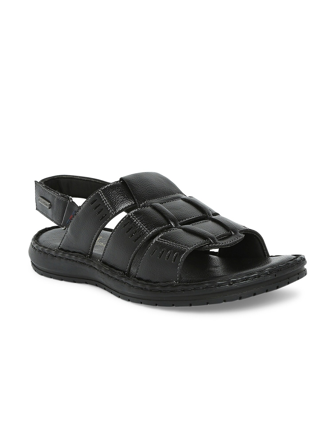 

Buckaroo Men Textured Comfort Sandals, Black