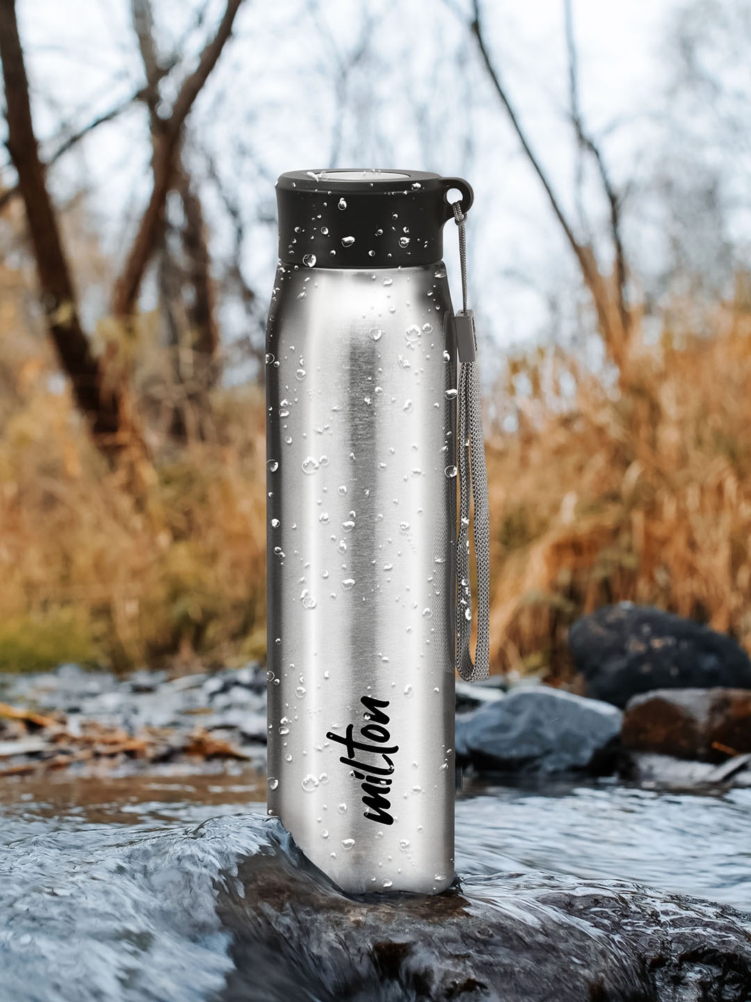 

Milton Handy 850 Single Walled Stainless Steel Water Bottle 780 ml, Silver