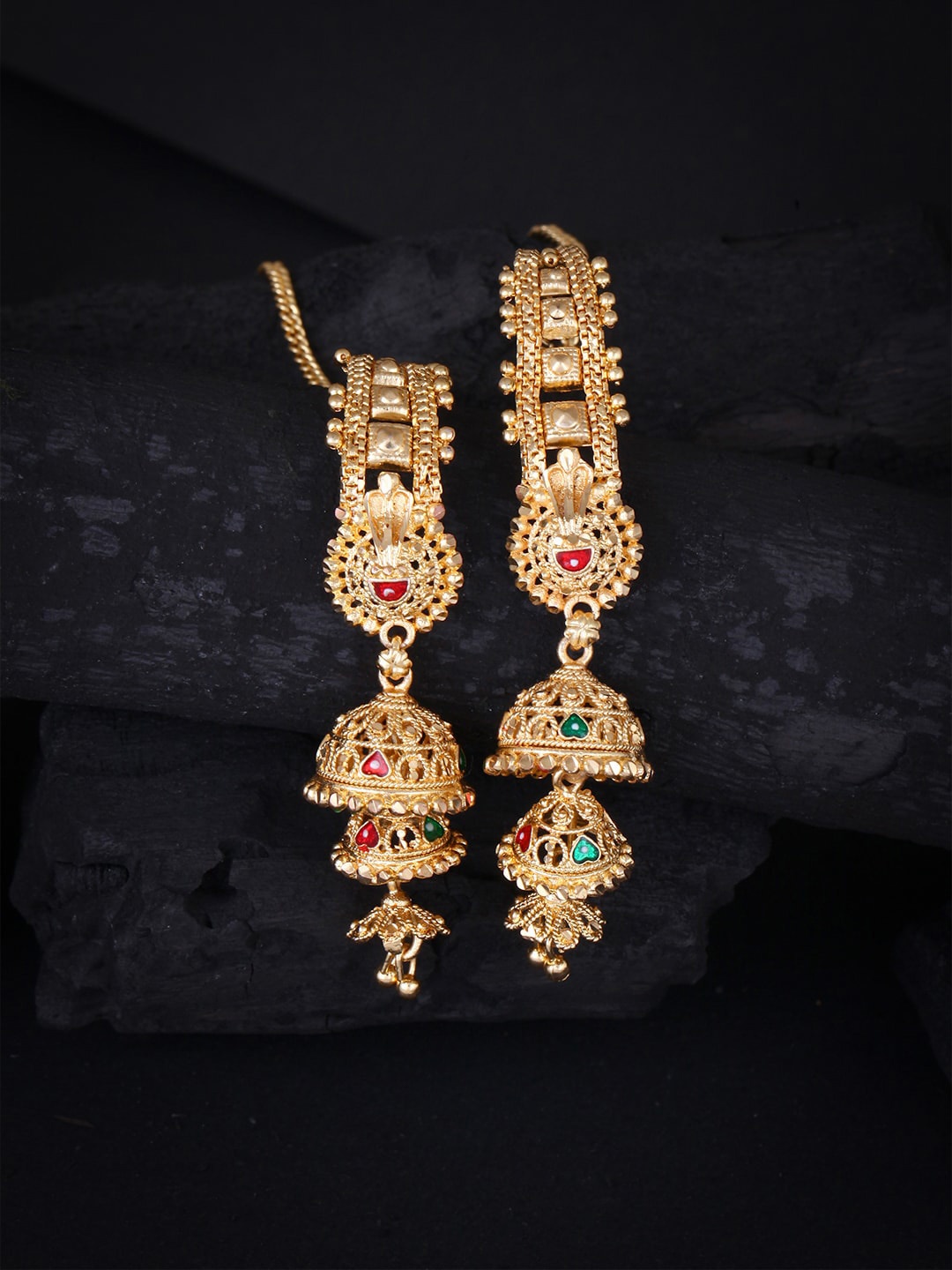

MEENAZ Gold-Plated Drop Earrings