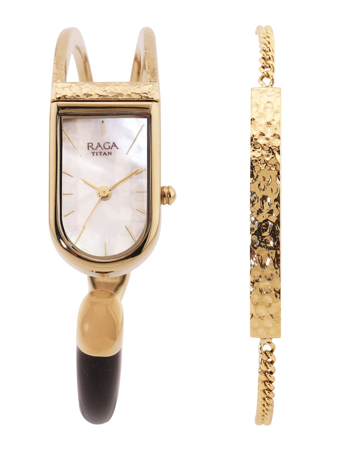 

Titan Women Mother of Pearl Dial Analogue Watch With Bracelet, Off white