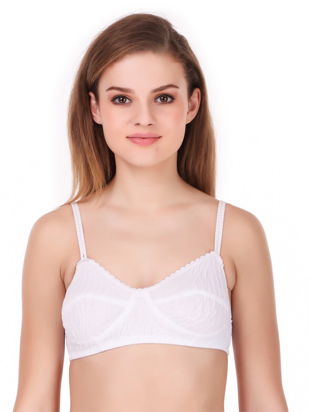 

Piylu Pack of 3 Full Coverage Non Padded All Day Comfort Bra, White