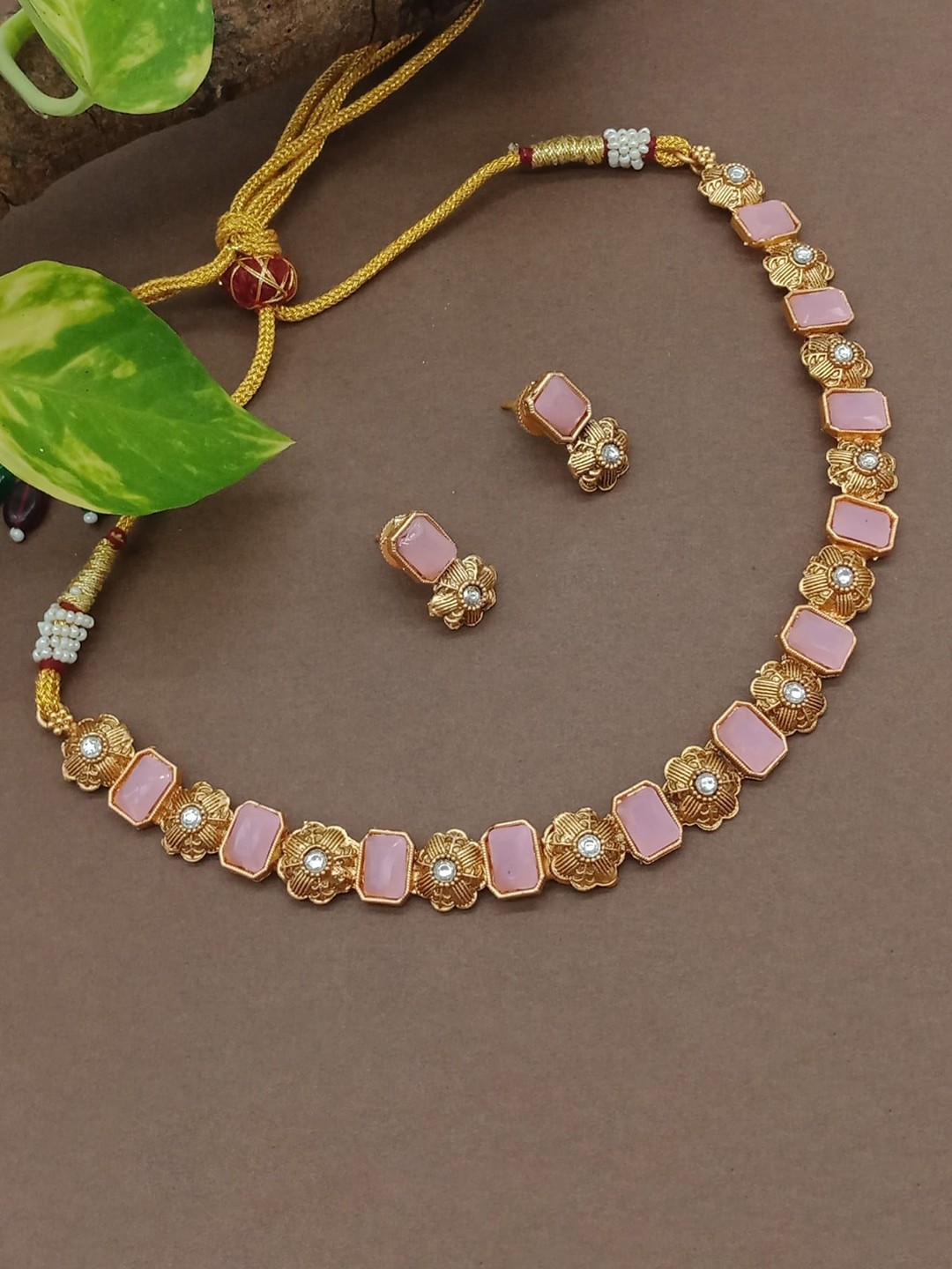 

AASHISH IMITATION Gold-Plated Jewellery Set