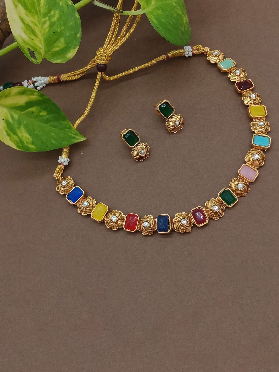 

AASHISH IMITATION Gold-Plated Jewellery Set