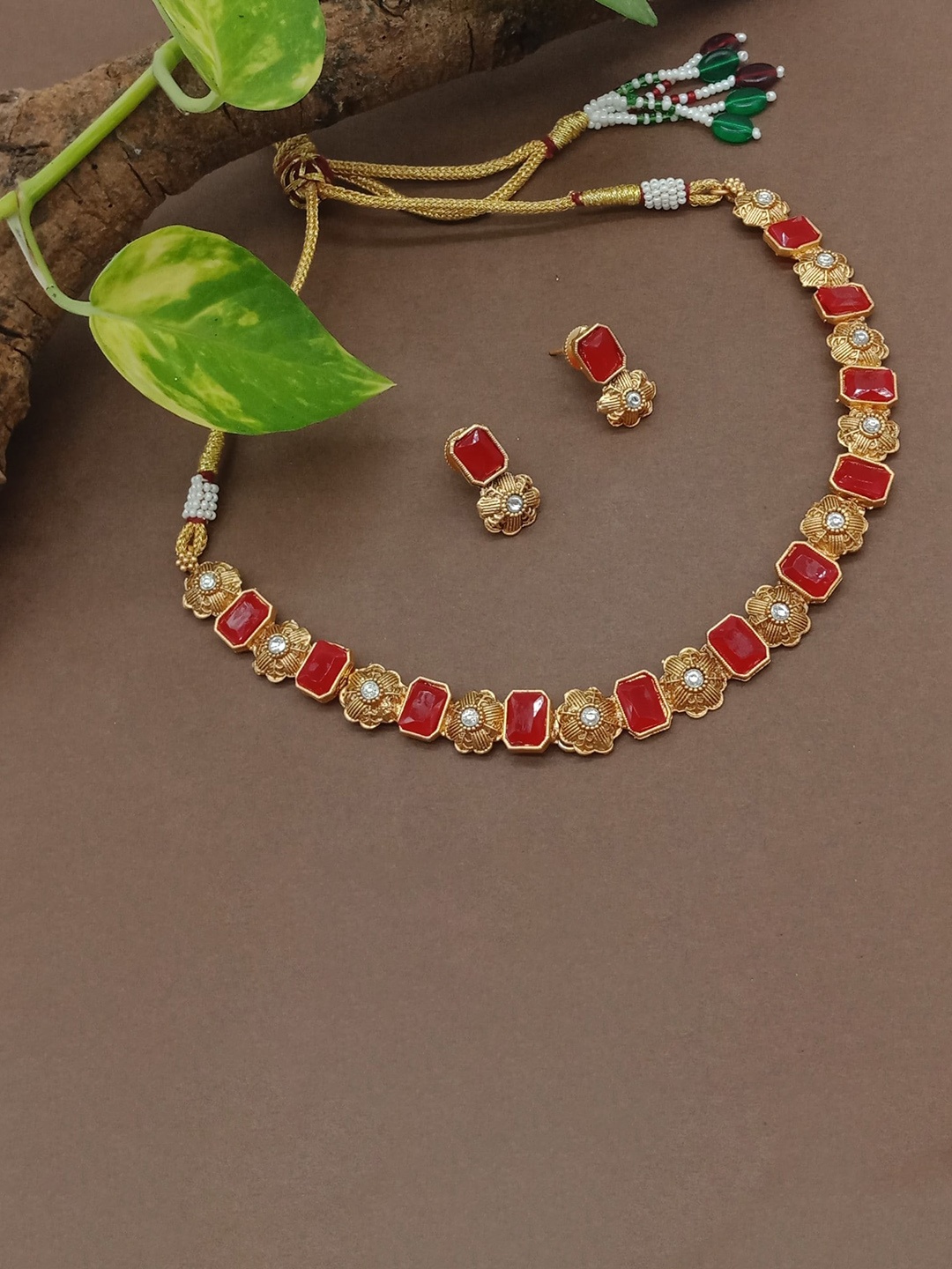 

AASHISH IMITATION Gold-Plated Jewellery Set