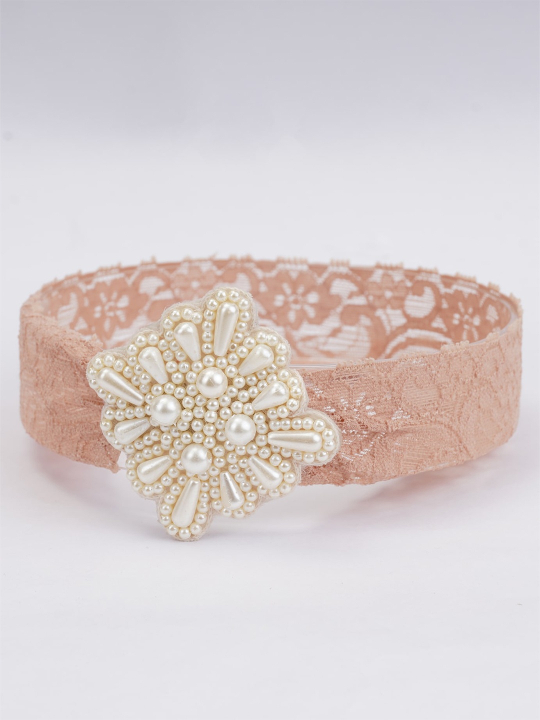 

Choko Girls Embellished Hairband, Peach