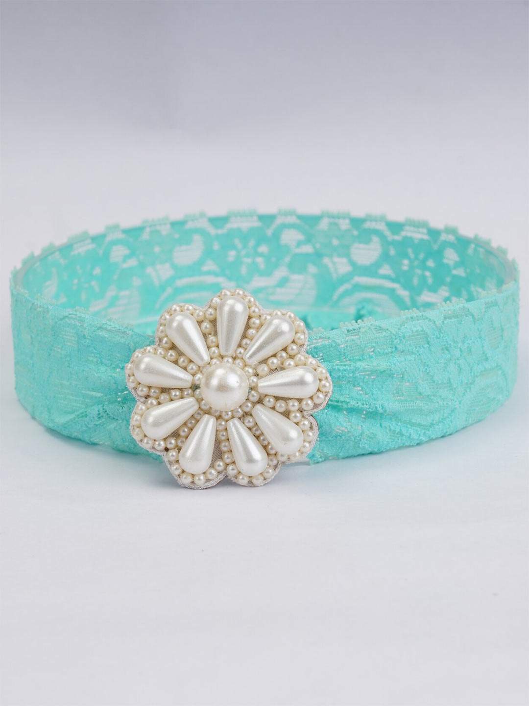 

Choko Girls Embellished Hairband, Turquoise blue