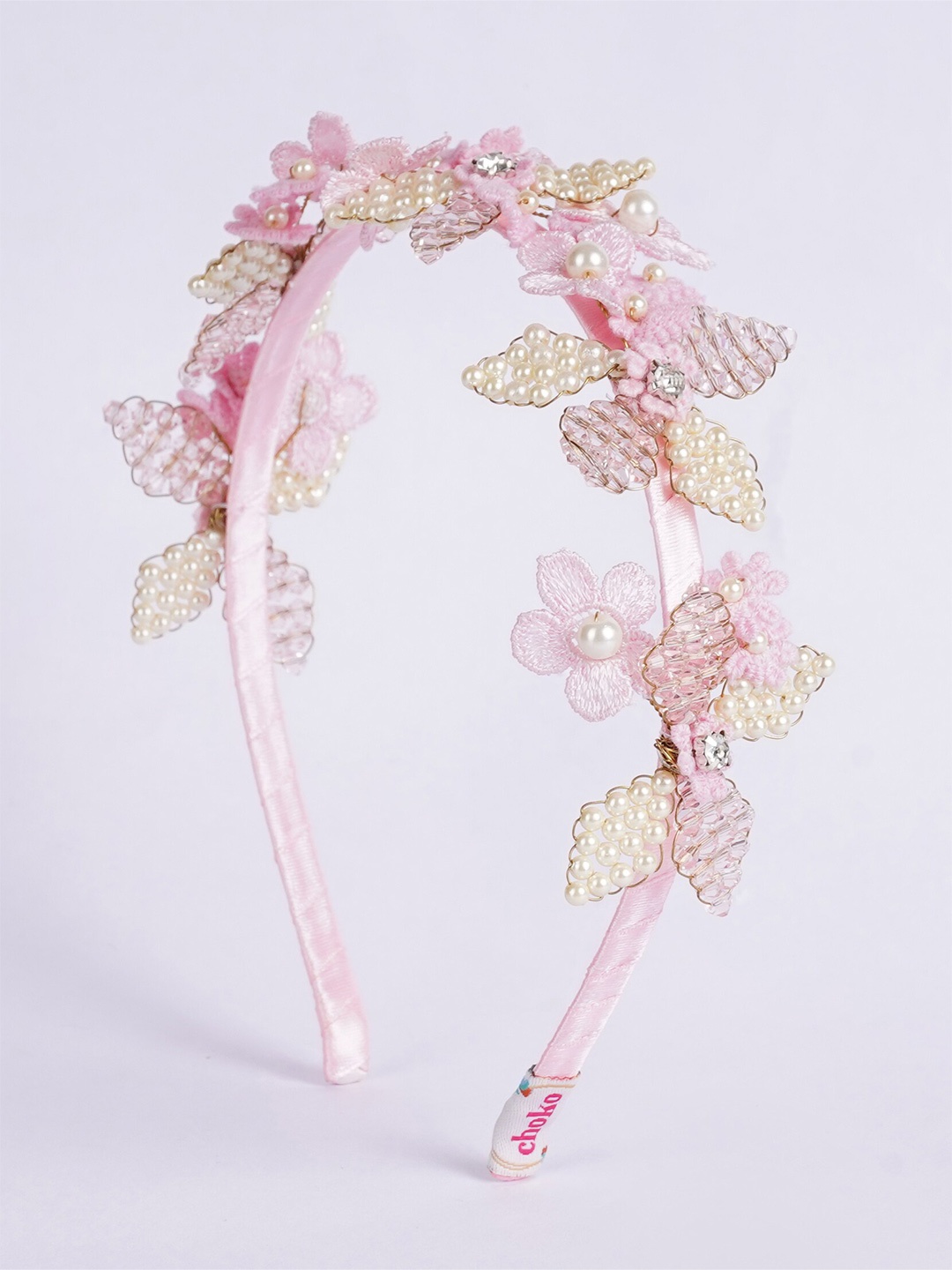 

Choko Girls Embellished Hairband, Pink