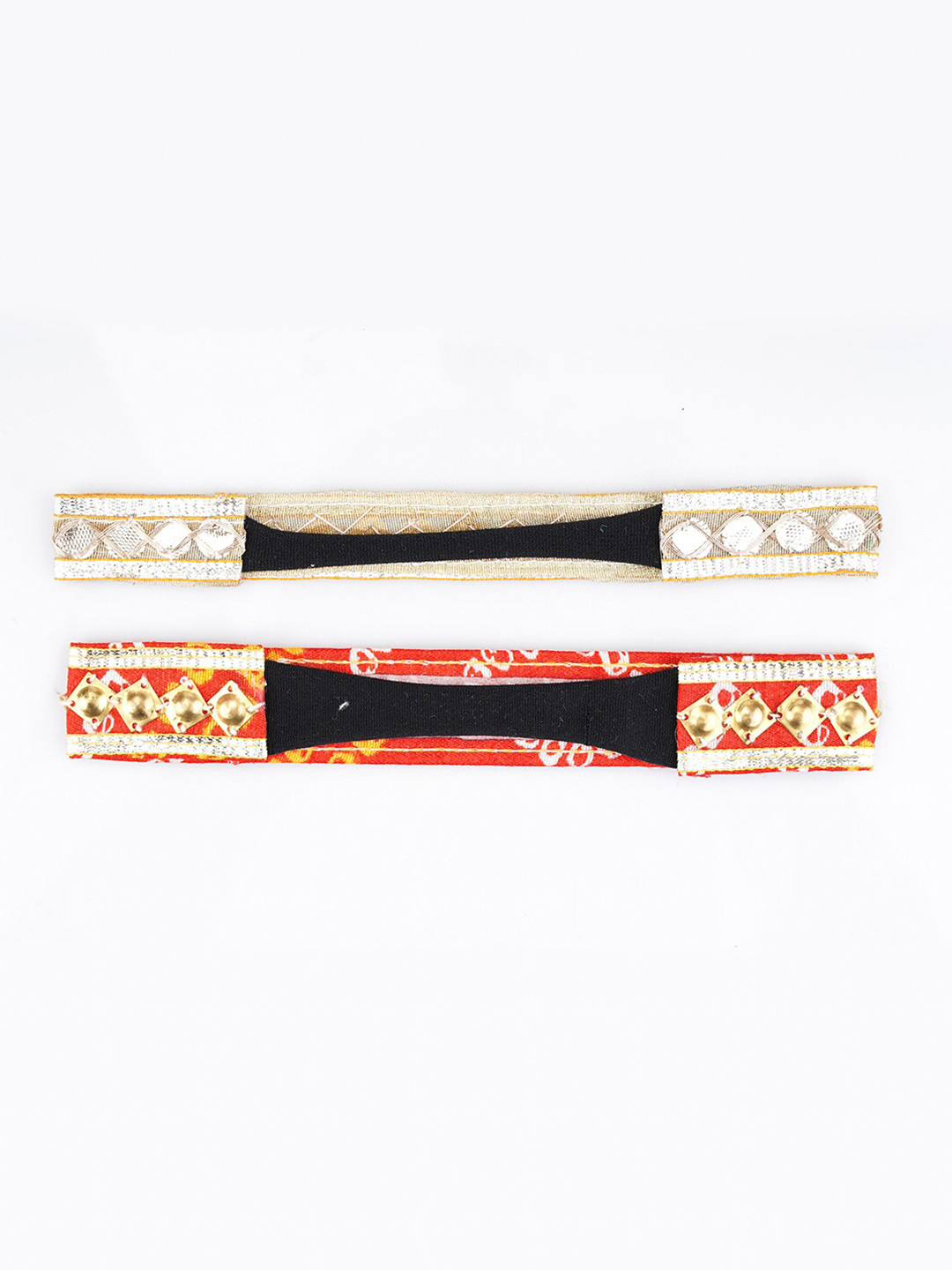 

Choko Girls Set of 2 Silver & Gold Hairband