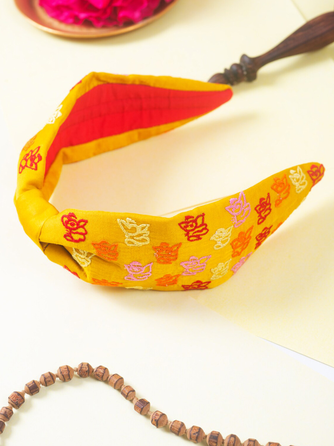 

Choko Girls Embellished Hairband, Yellow