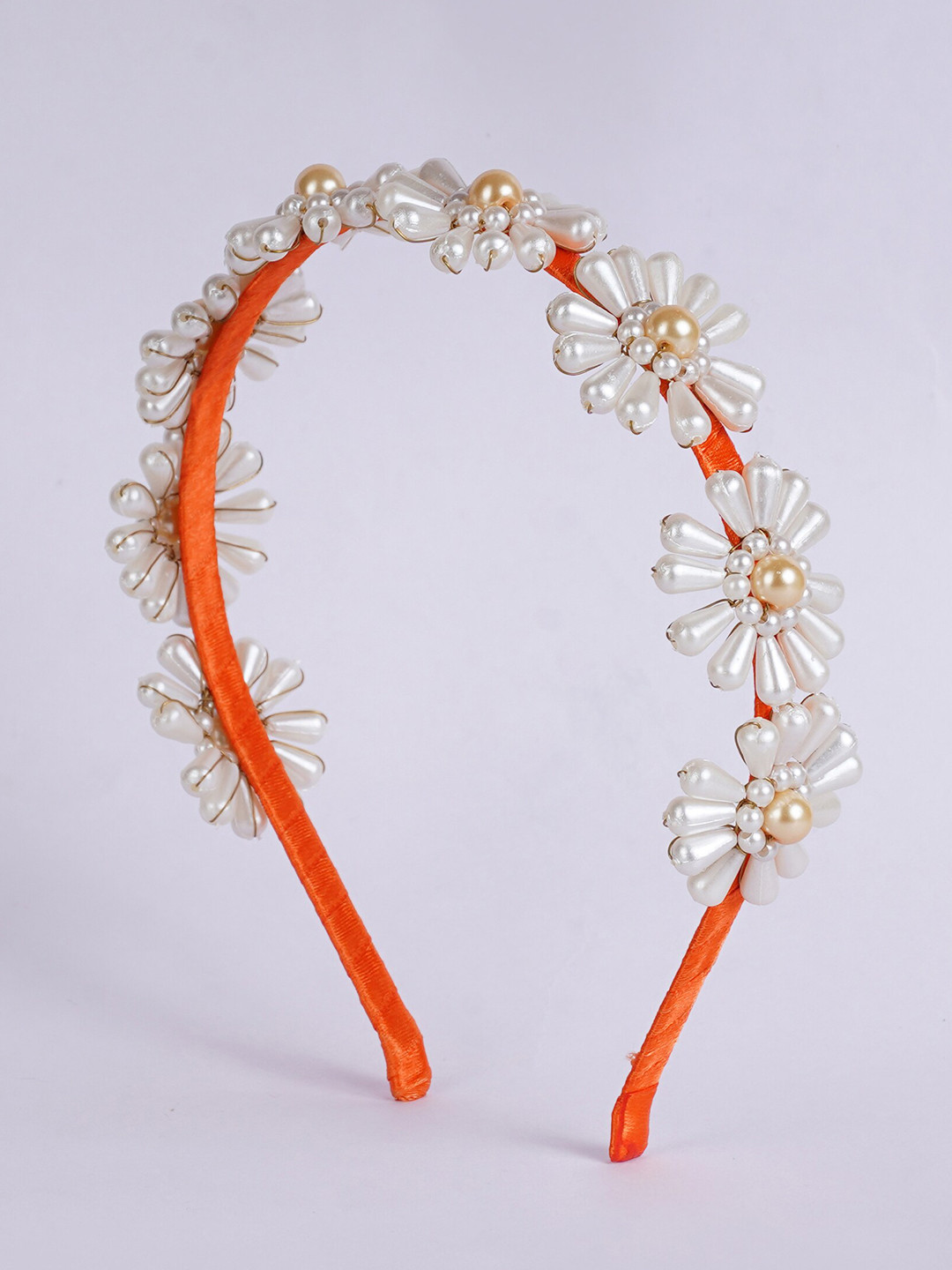 

Choko Girls Beaded Hairband, Orange