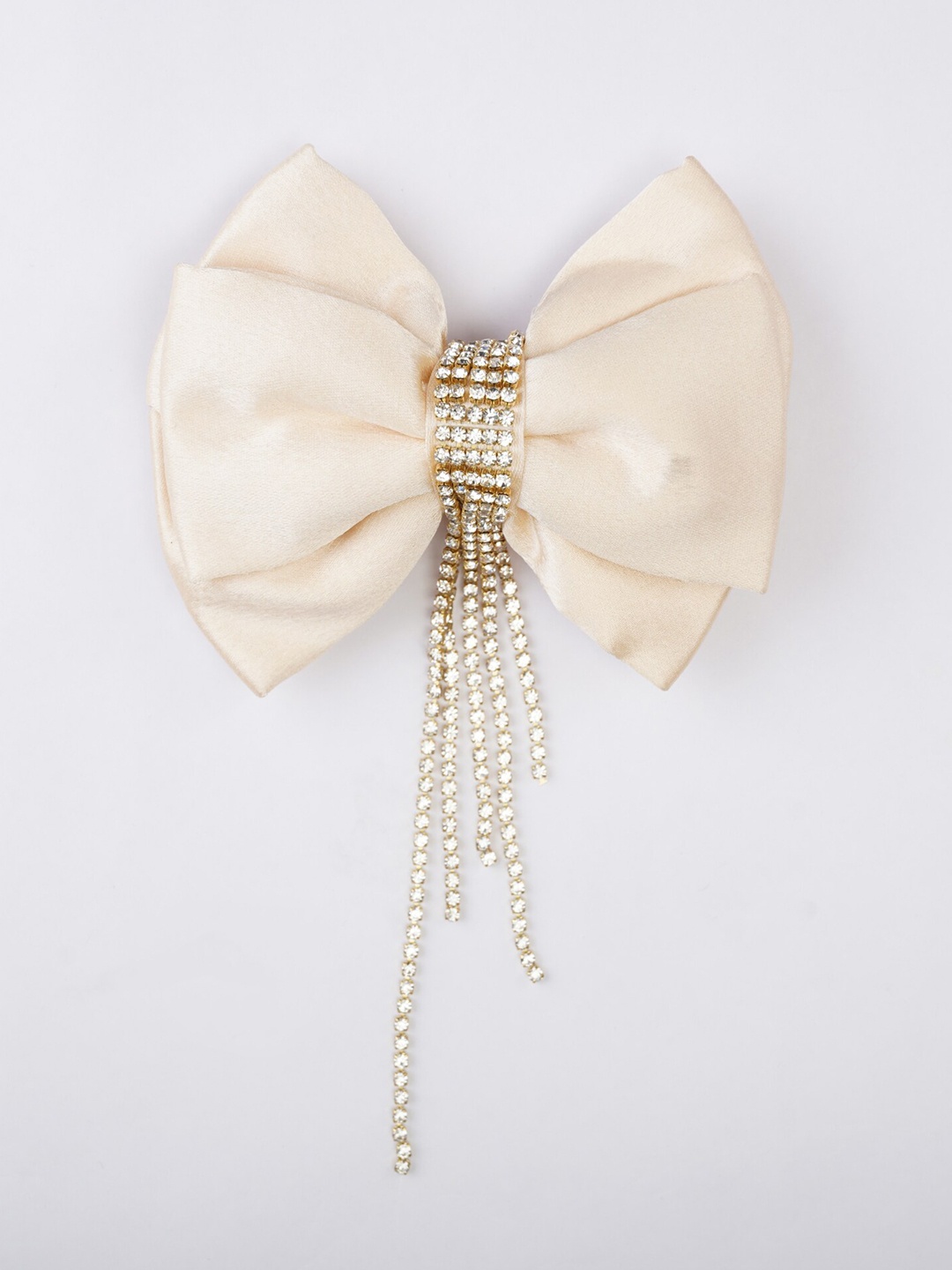 

Choko Girls Embellished Alligator Hair Clip, Cream