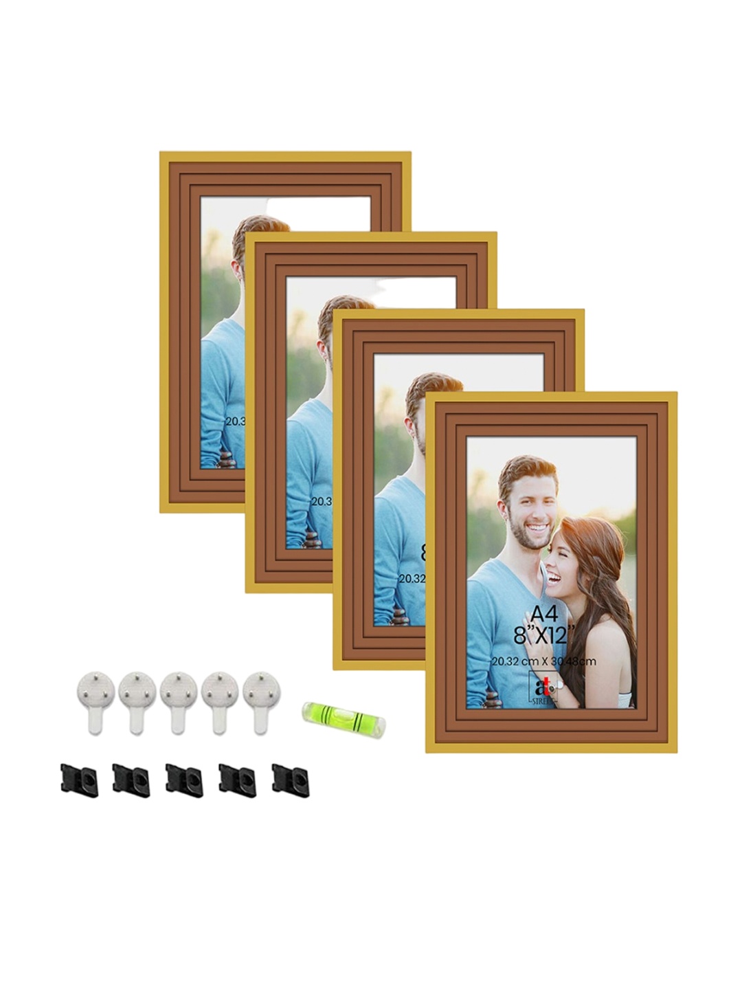 

Art Street Brown Wooden Wall Photo Frames