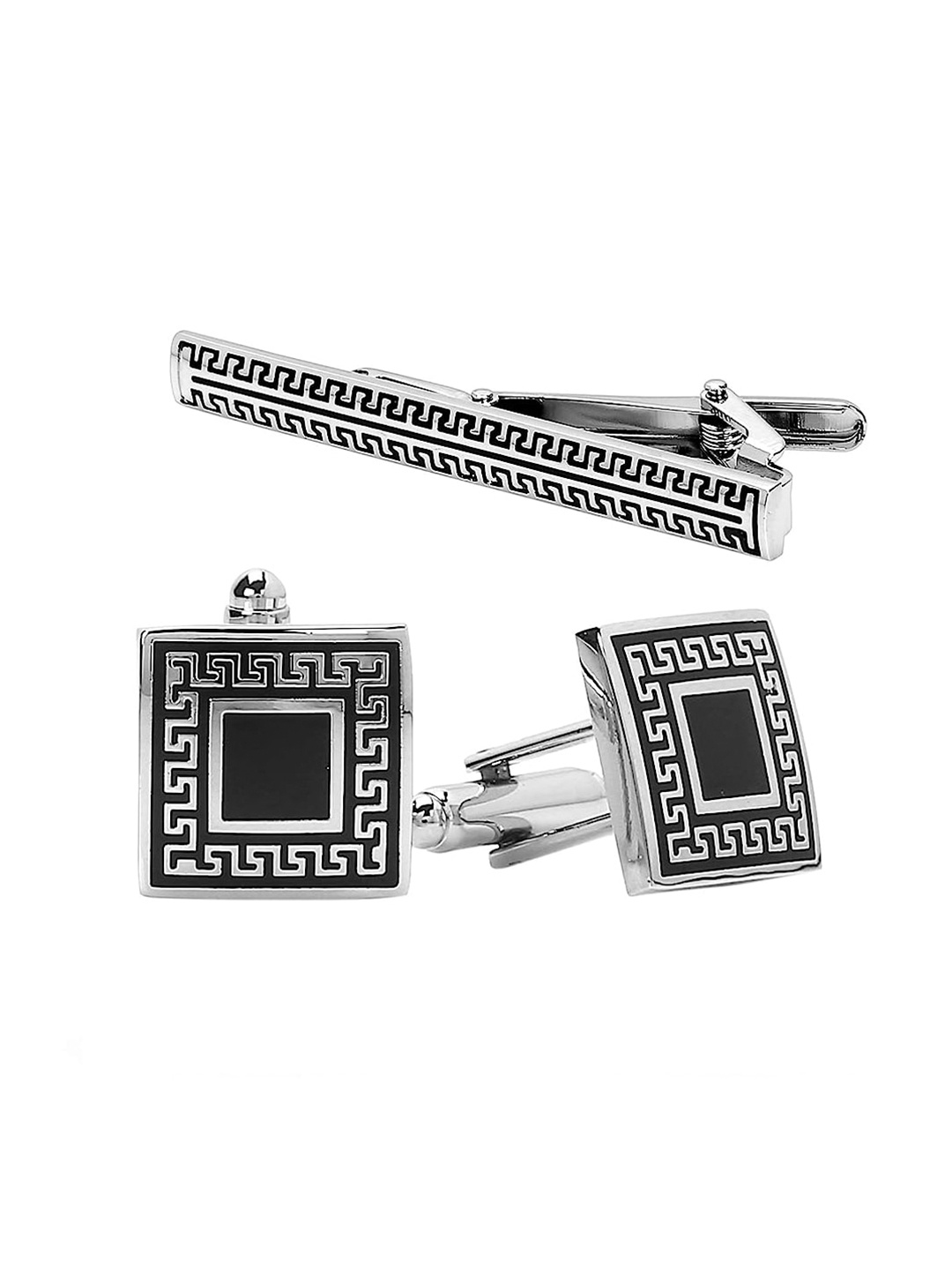 

YouBella Silver-Plated Cufflink
