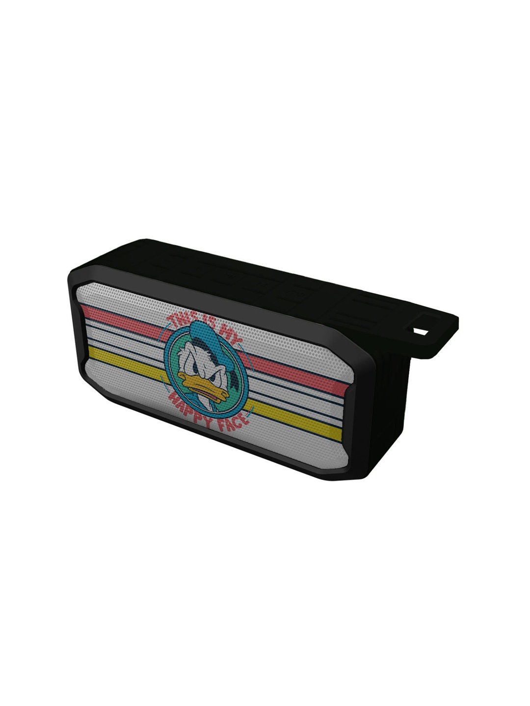 

macmerise Donalds Happy Face Printed Wireless Speaker With Bluetooth V5.0, Black