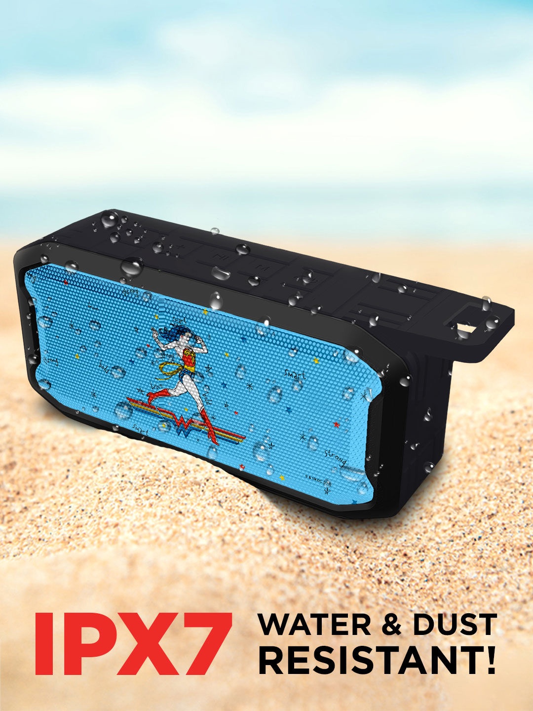

macmerise Comic Wireless Speaker With Bluetooth V5.0, Black