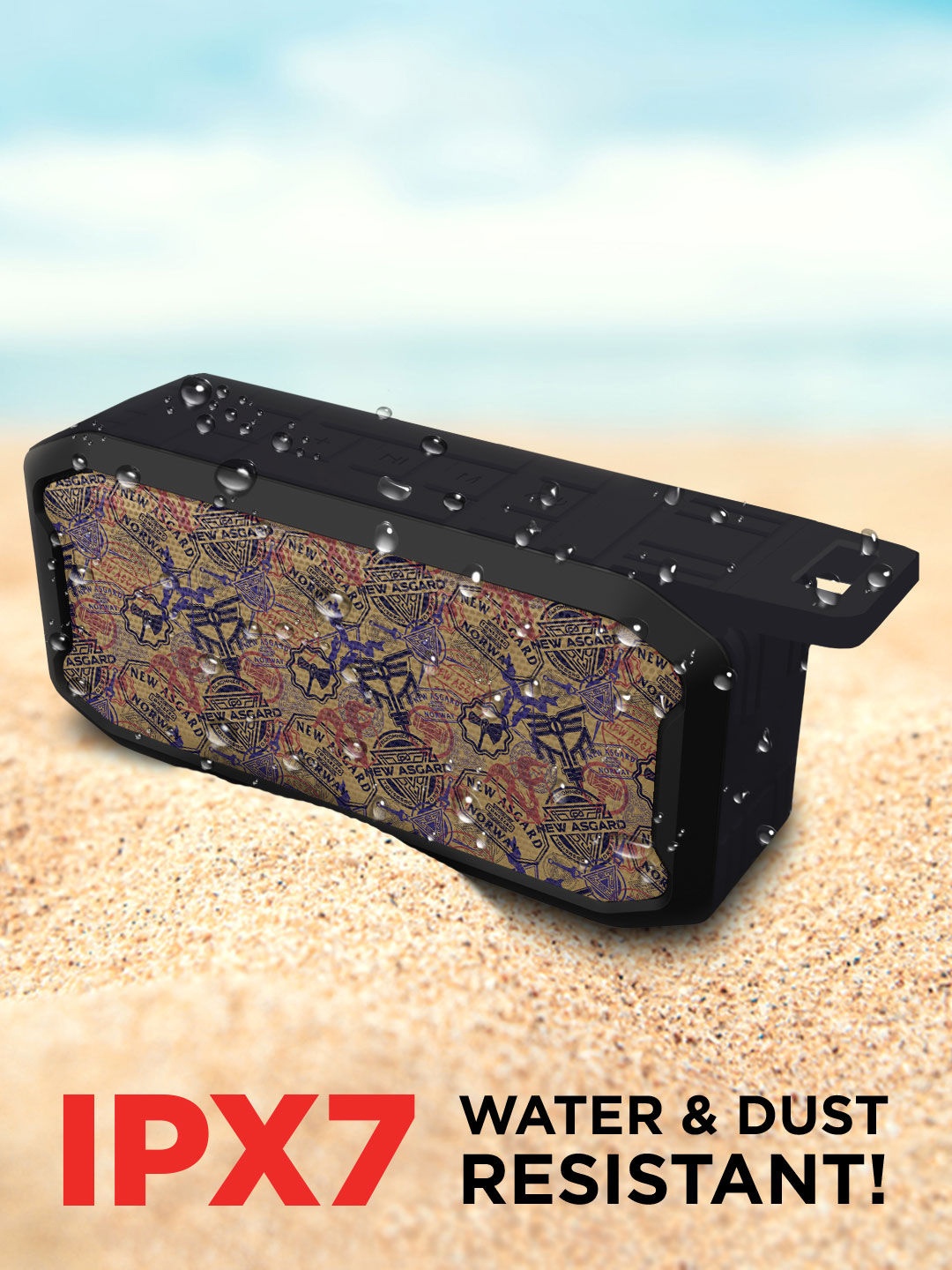 

macmerise Wireless Speaker With Bluetooth V5.0, Black