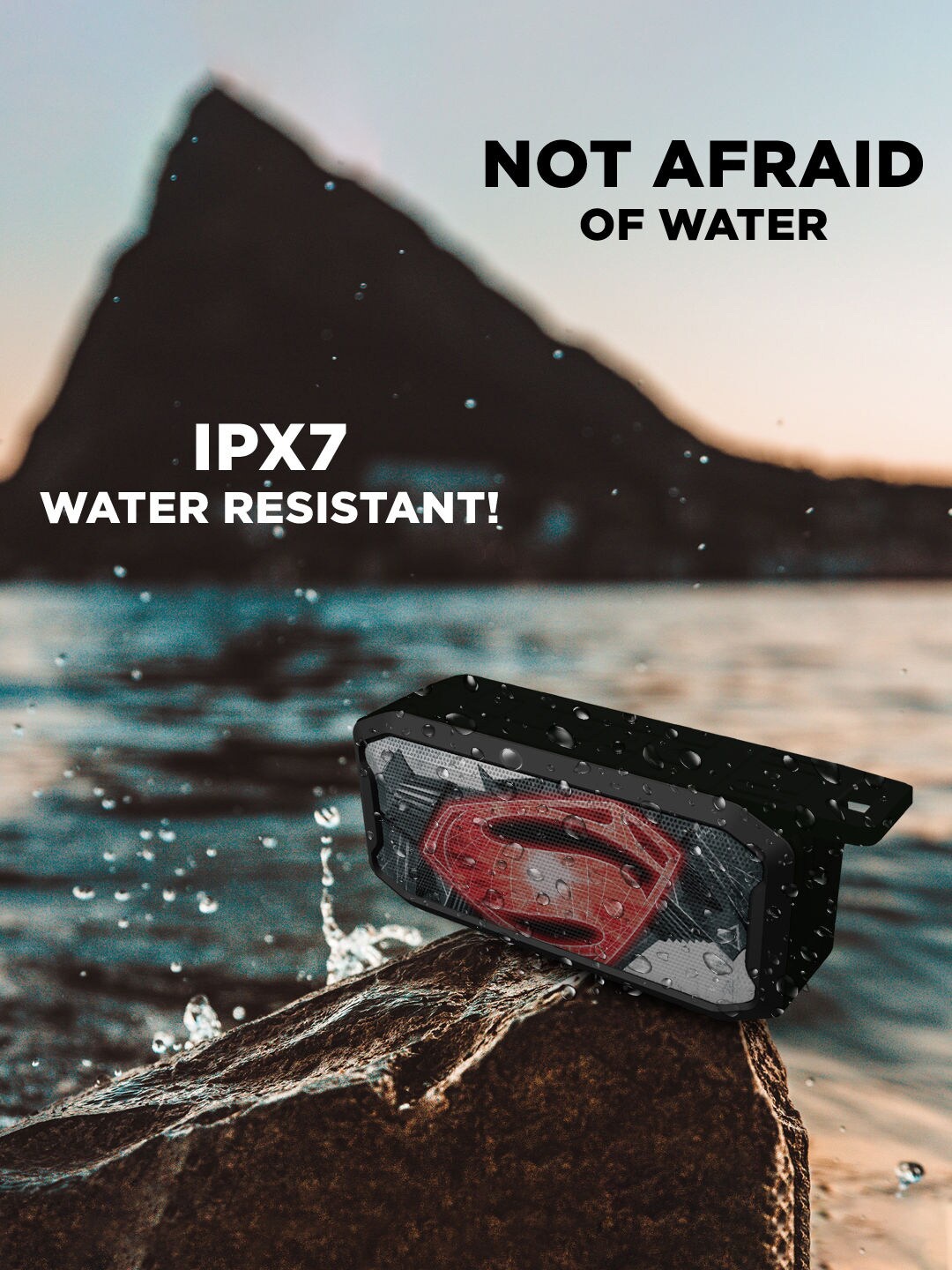 

macmerise Legends Will Collide Wireless Bluetooth Speaker, Black