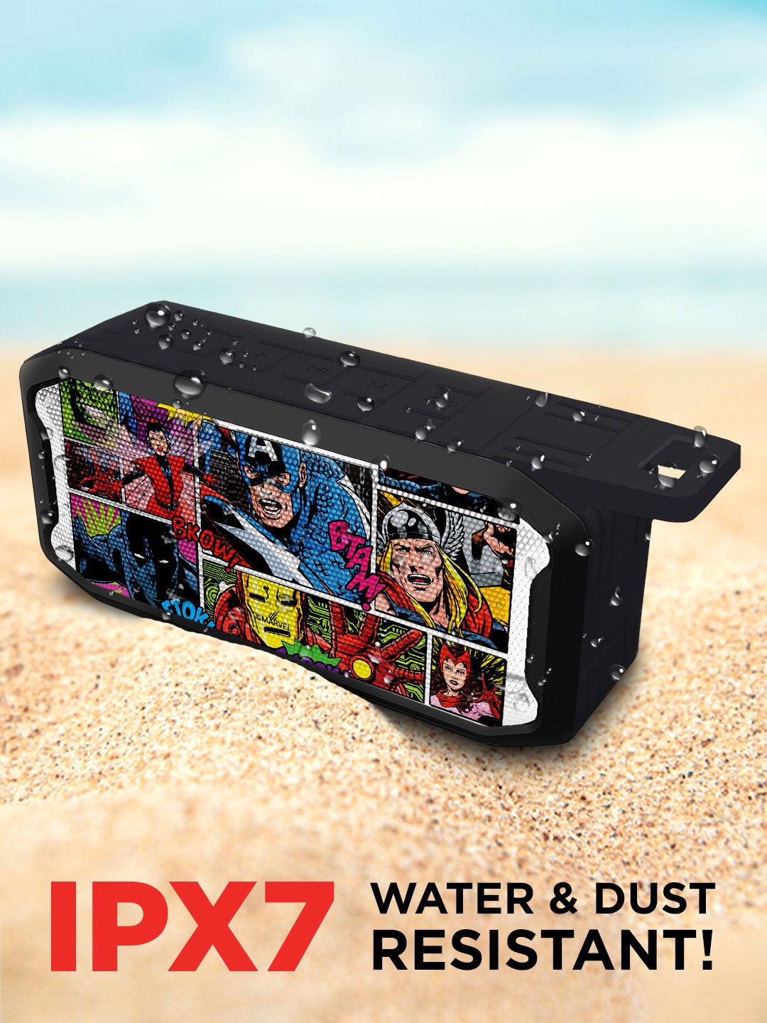 

macmerise Wireless Speaker With Bluetooth V5.0, Black