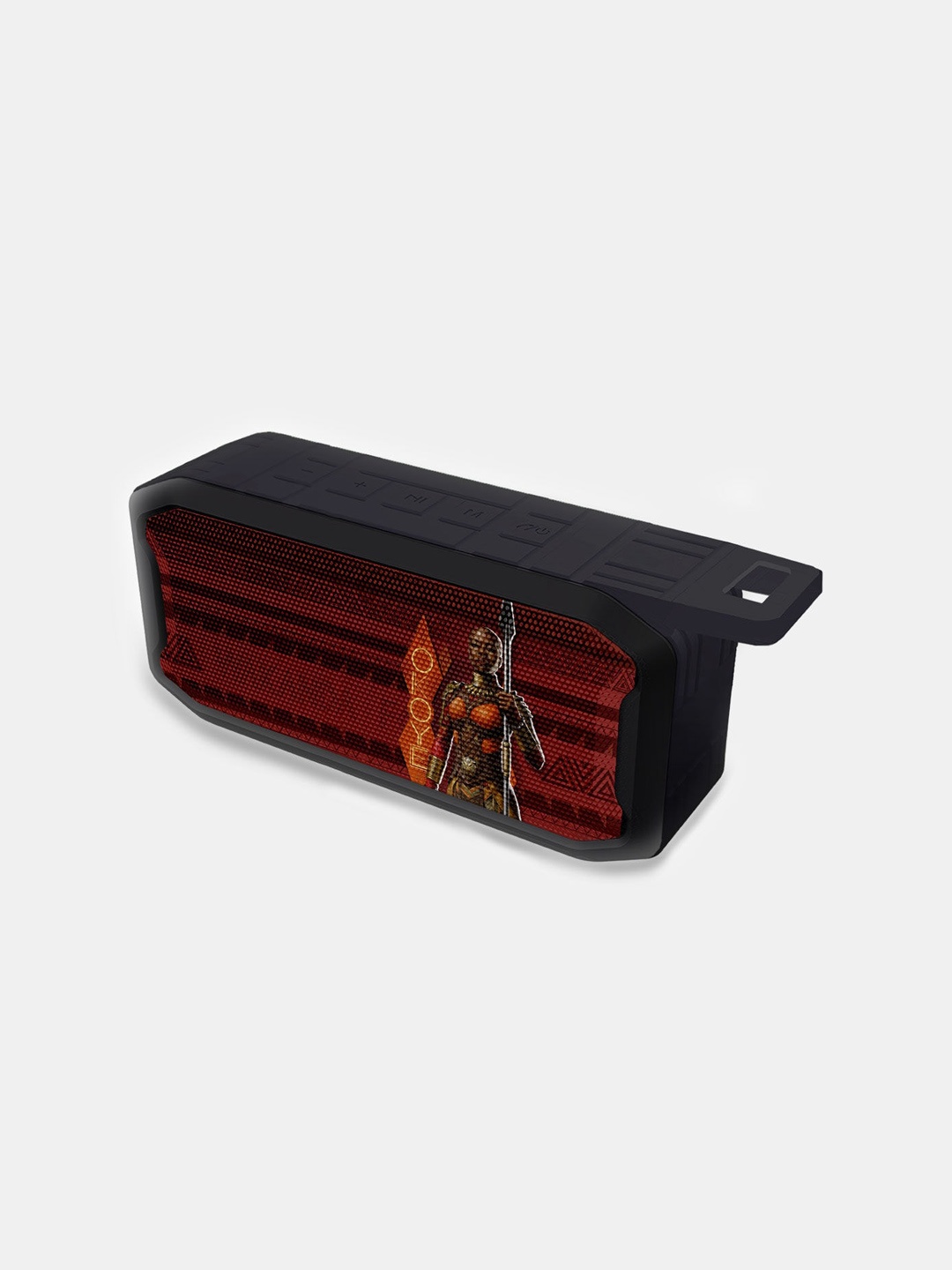

macmerise Wakanda Forever Printed Wireless Speaker With Bluetooth V5.0, Black