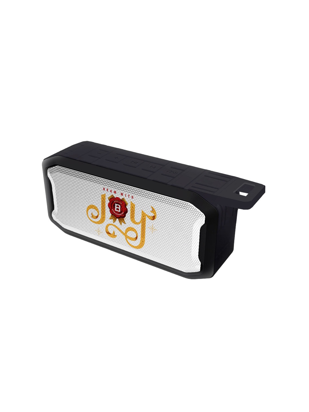 

macmerise Jim Beam With Joy Printed Wireless Speaker With Bluetooth V5.0, Black