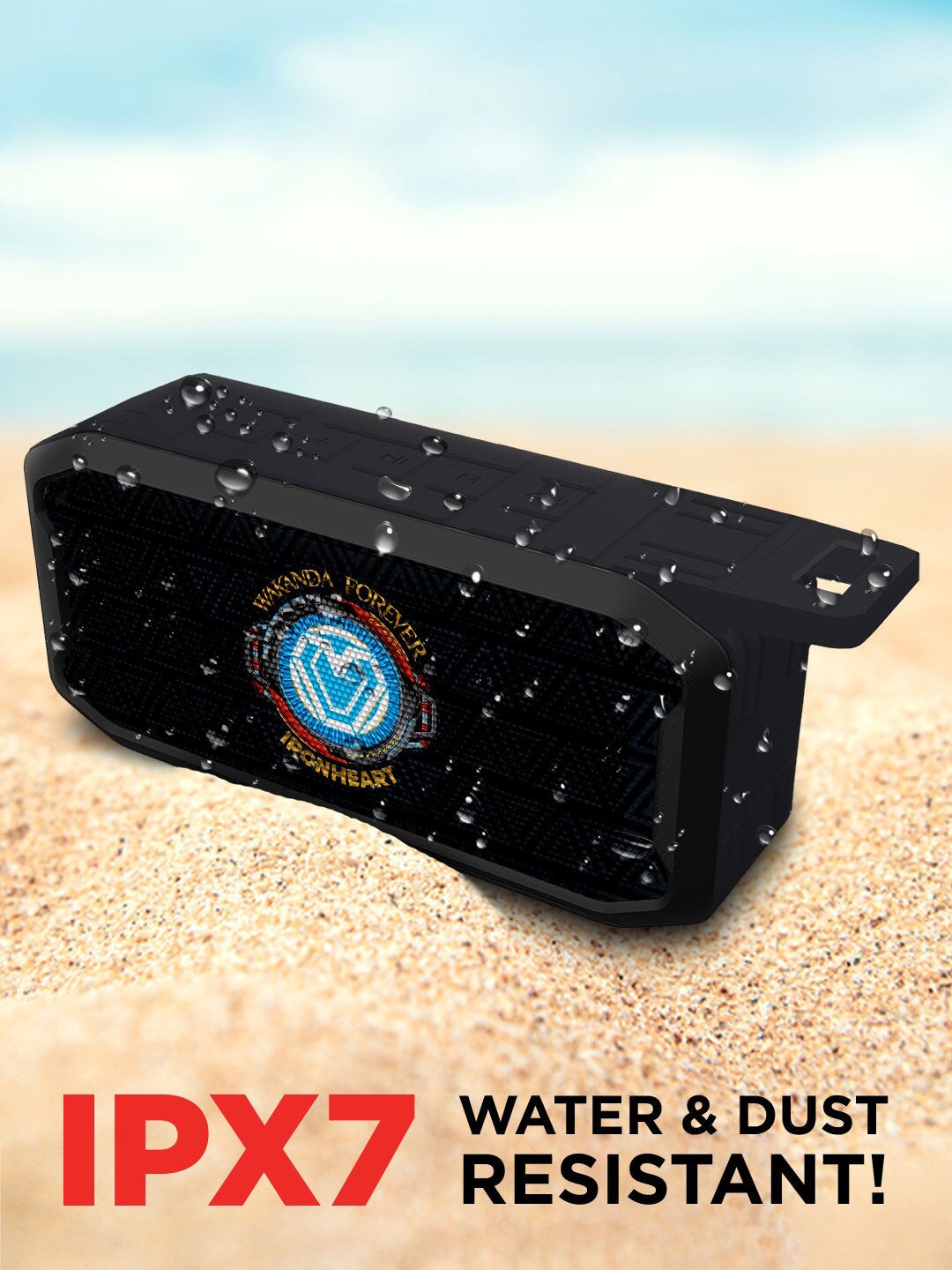 

macmerise Wireless Speaker With Bluetooth V5.0, Black