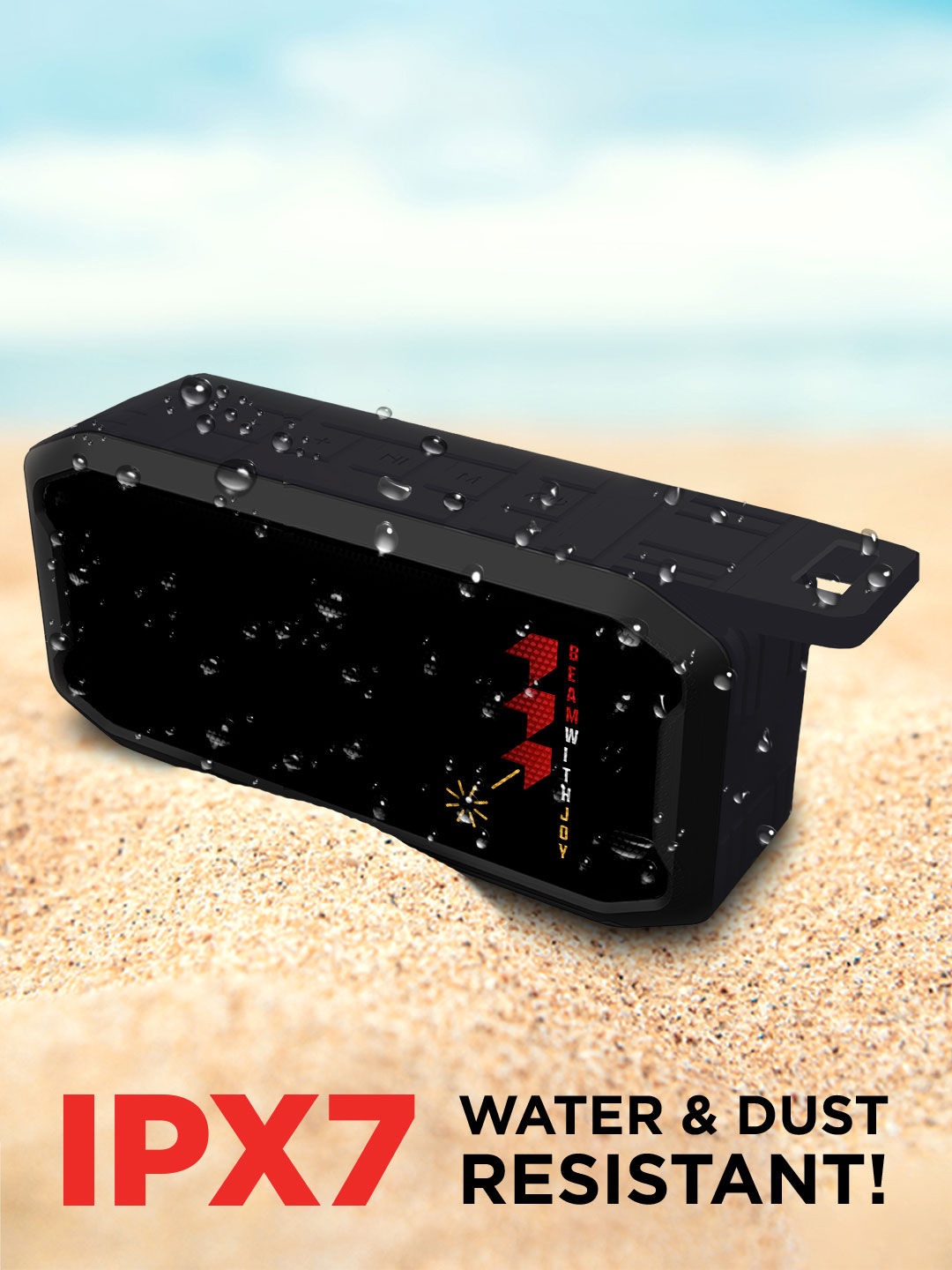 

macmerise Jim Beam Rocket Wireless Speaker With Bluetooth V5.0, Black