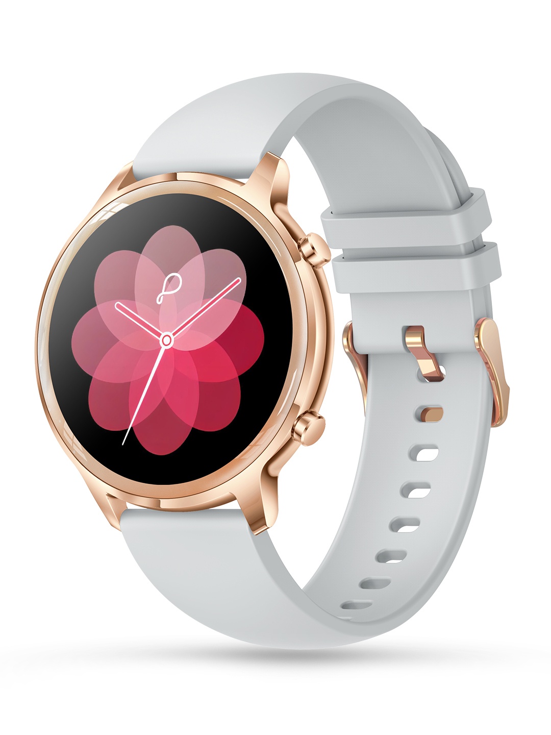 

pebble Celia 1.32" IPS Display Smart Watch with BT Calling & Female Health monitor, Off white