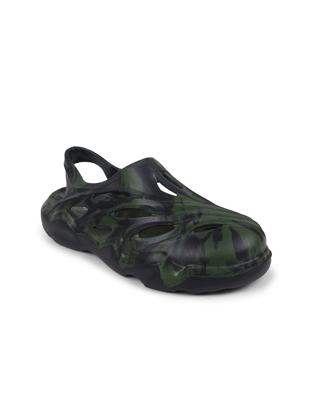 

Action Plus Men Camouflage Printed Rubber Clogs, Olive