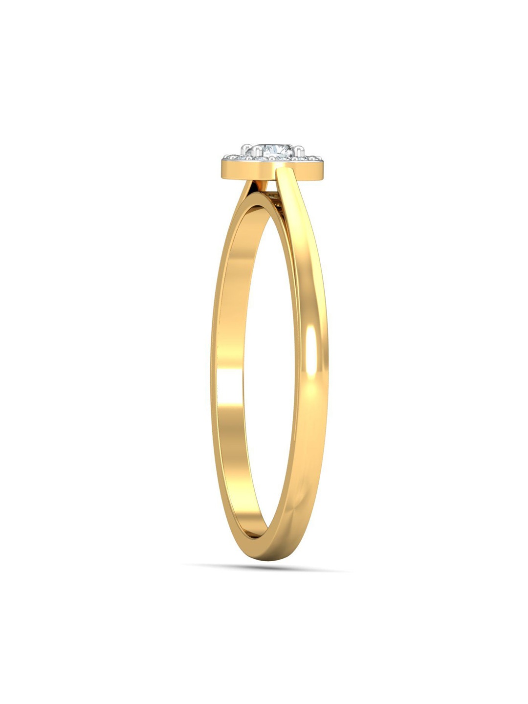

KUBERBOX Twilight 18KT Gold Diamond Studded Ring - 2.01 gm