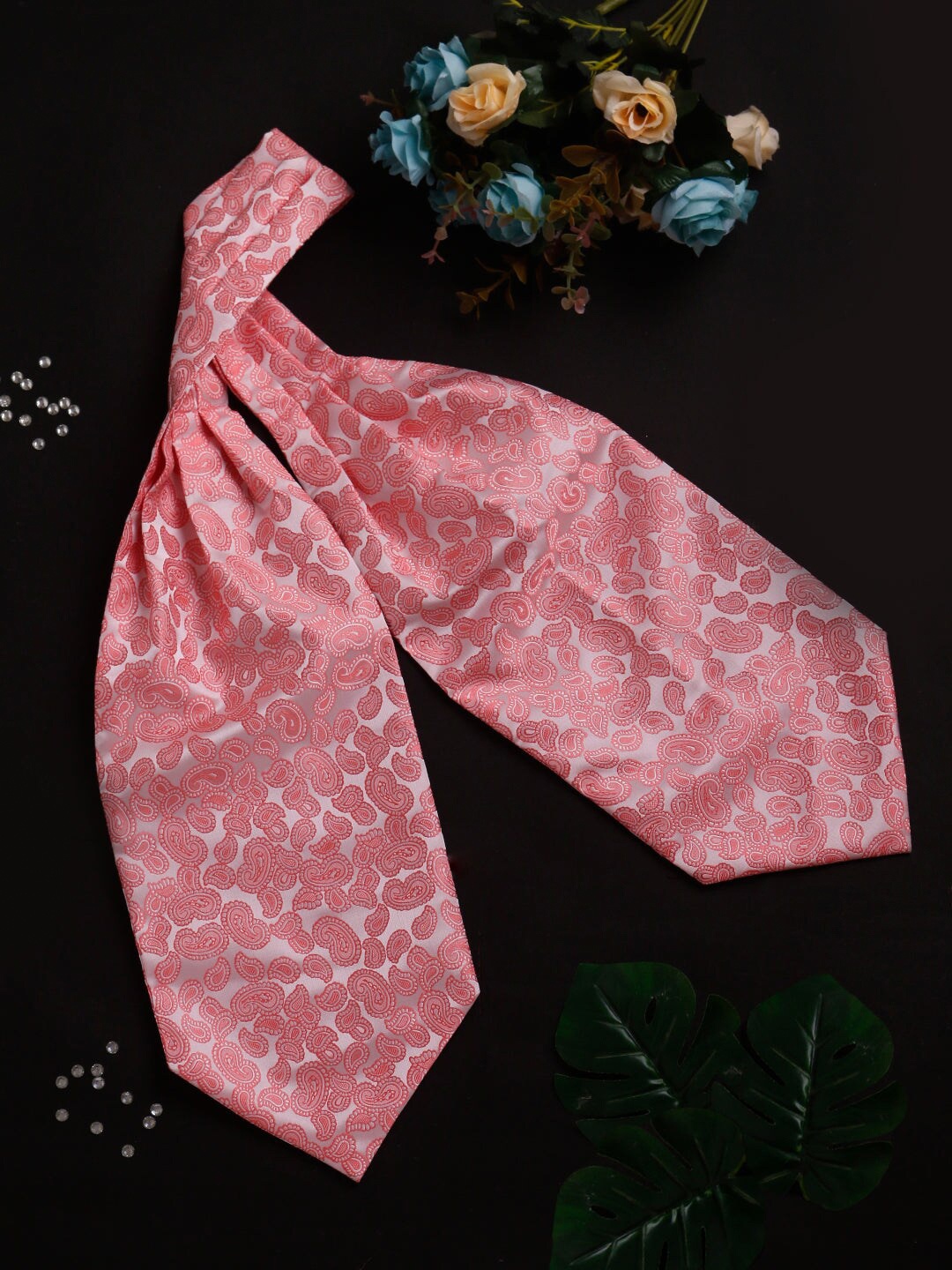 

PELUCHE Printed Cravat, Pink