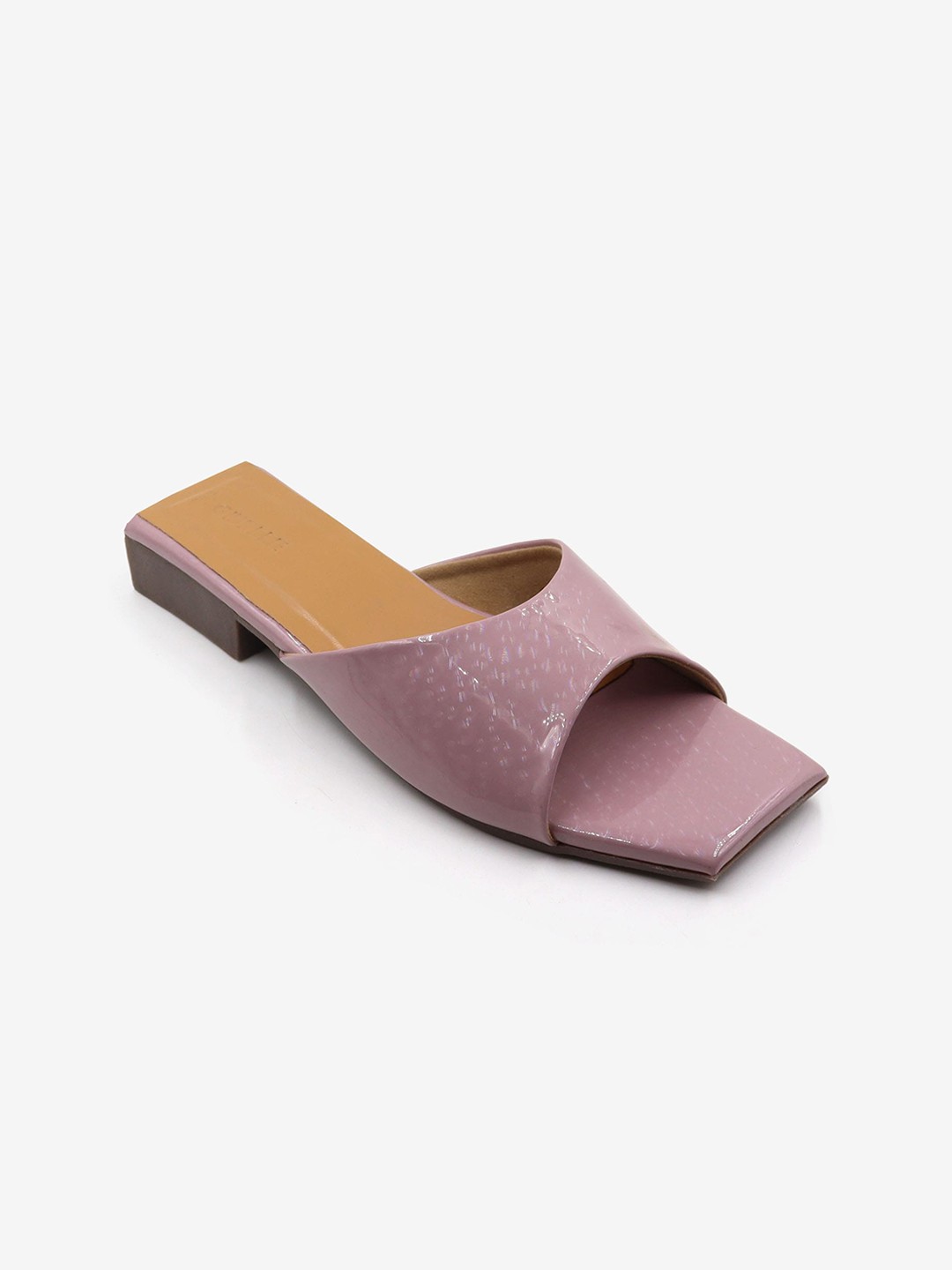 

Gibelle Printed Open Toe Flats, Peach