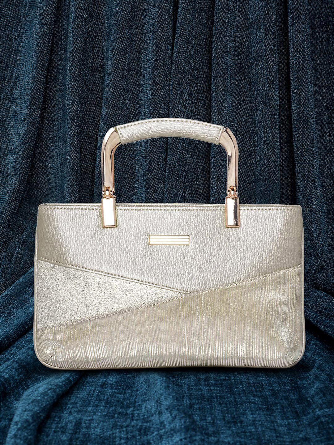 

Peora Textured Clutch, Cream