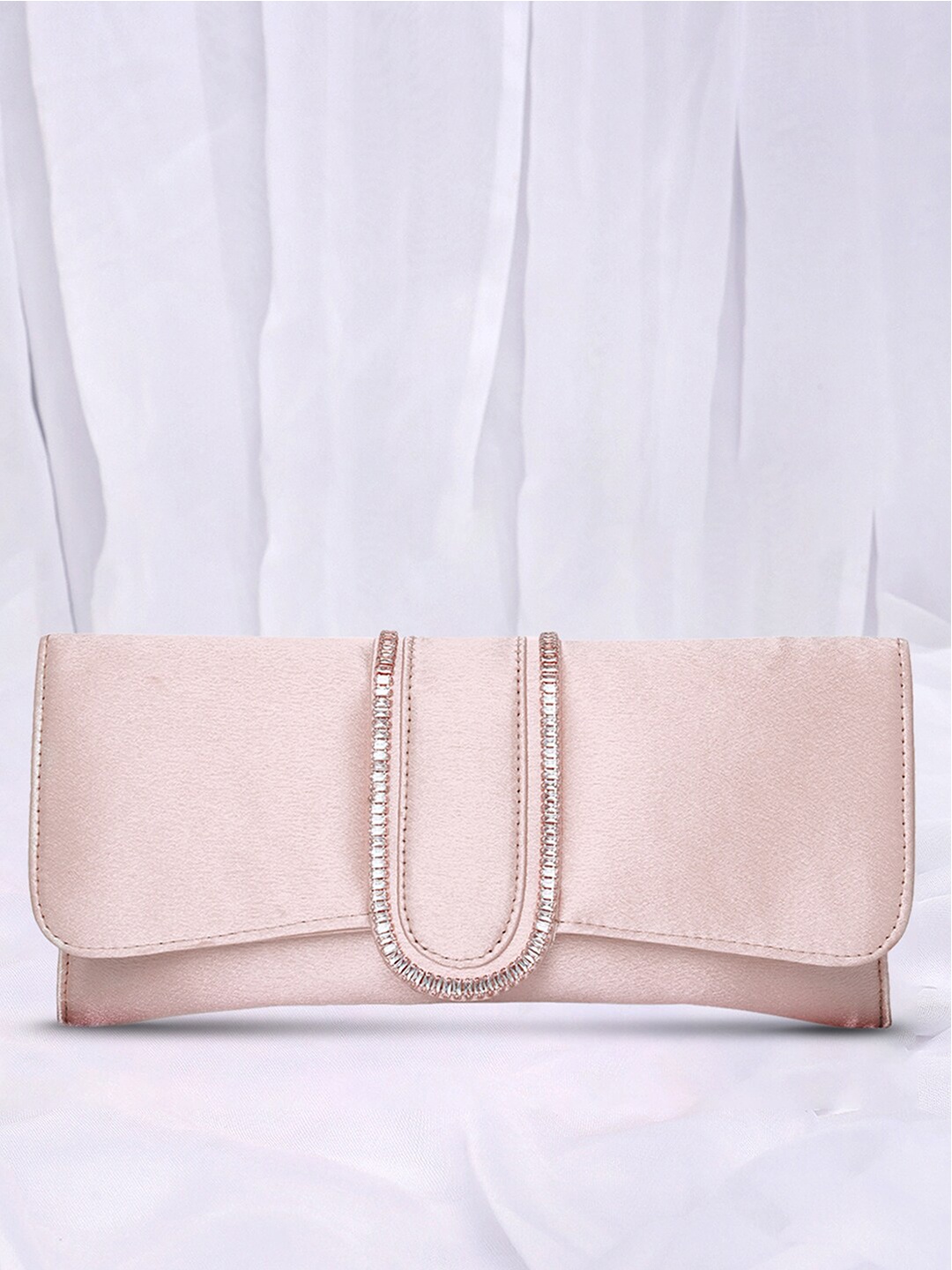 

Peora Shoulder Strap Purse Clutch, Rose gold