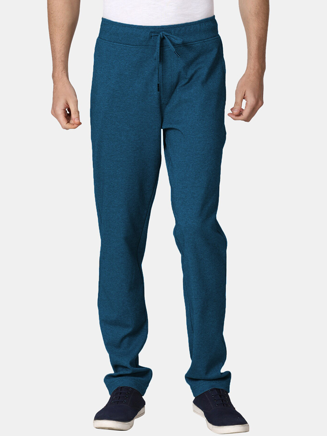 

t-base Men Side Pockets Track Pants, Blue