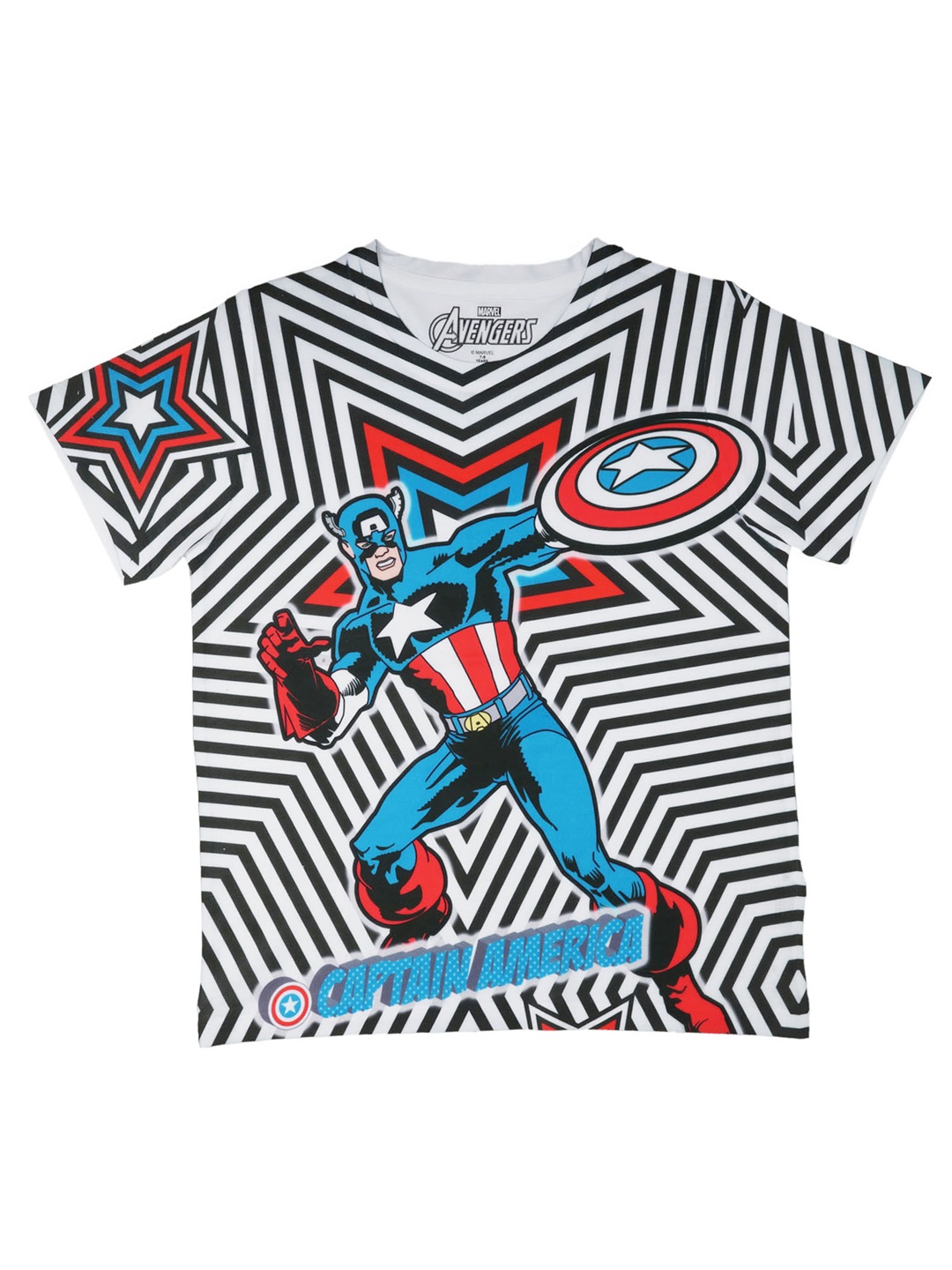 

Marvel by Wear Your Mind Boys Multicoloured Printed Round Neck T-shirt, Multi