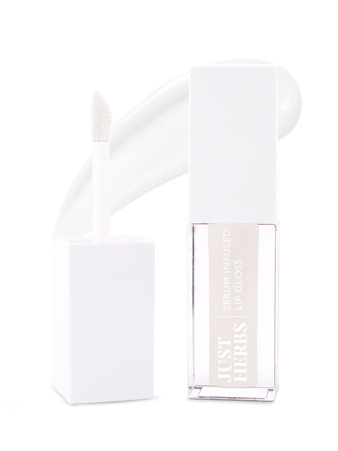 

Just Herbs Serum Infused Lip Gloss with Mango Butter & Jojoba Oil 3ml - Shiny Crystal 01, White