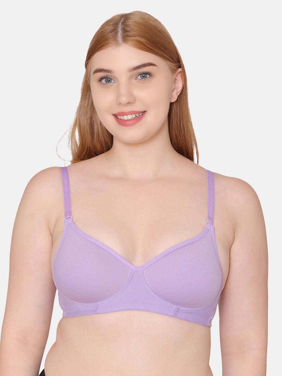 

Tweens Full Coverage Lightly Padded All Day Comfort Cotton T-shirt Bra, Violet