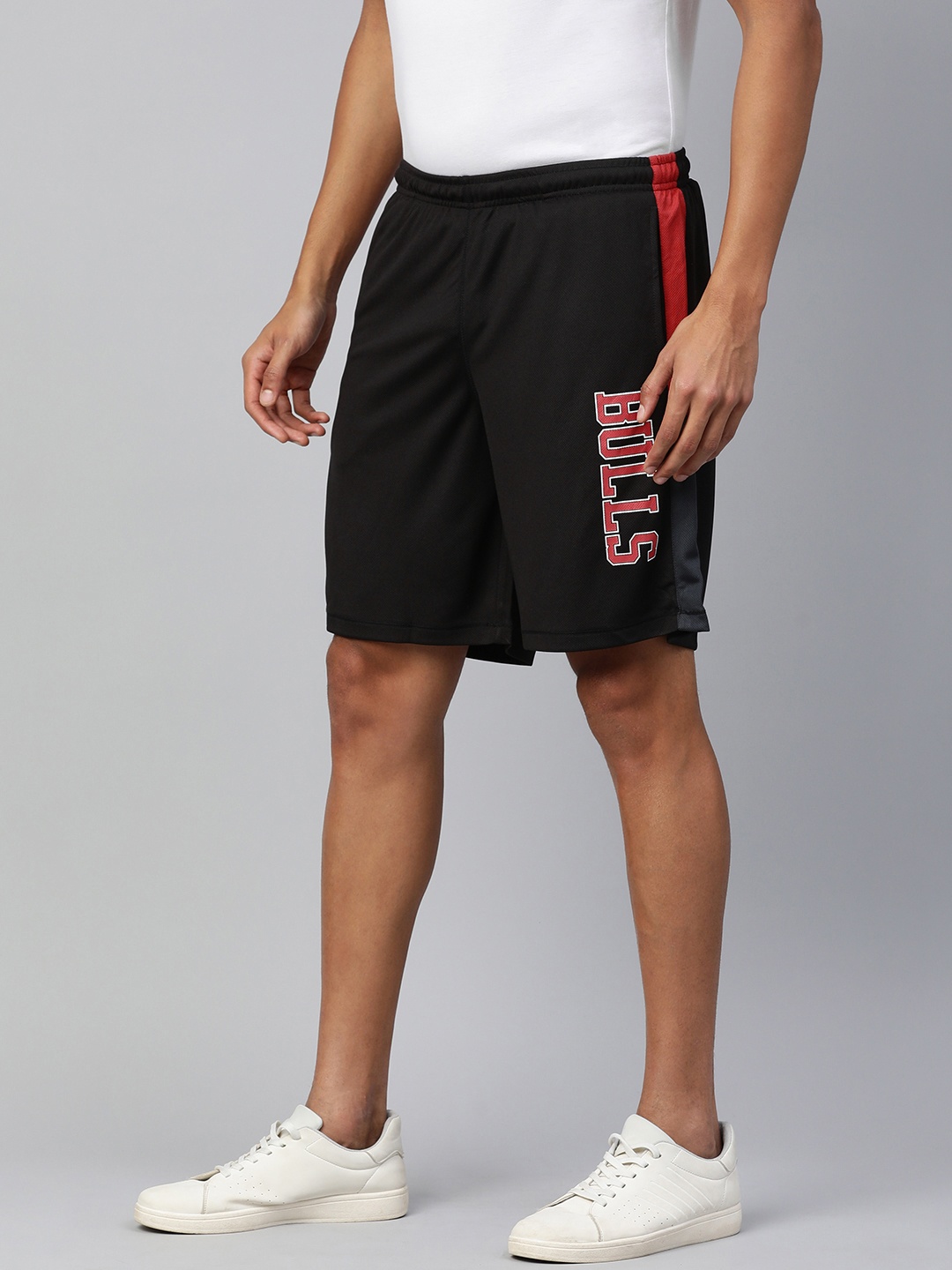 

NBA Men Chicago Bulls Printed Sports Shorts, Black
