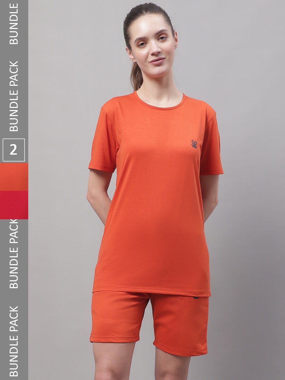 

VIMAL JONNEY Pack Of 2 Tracksuits, Orange