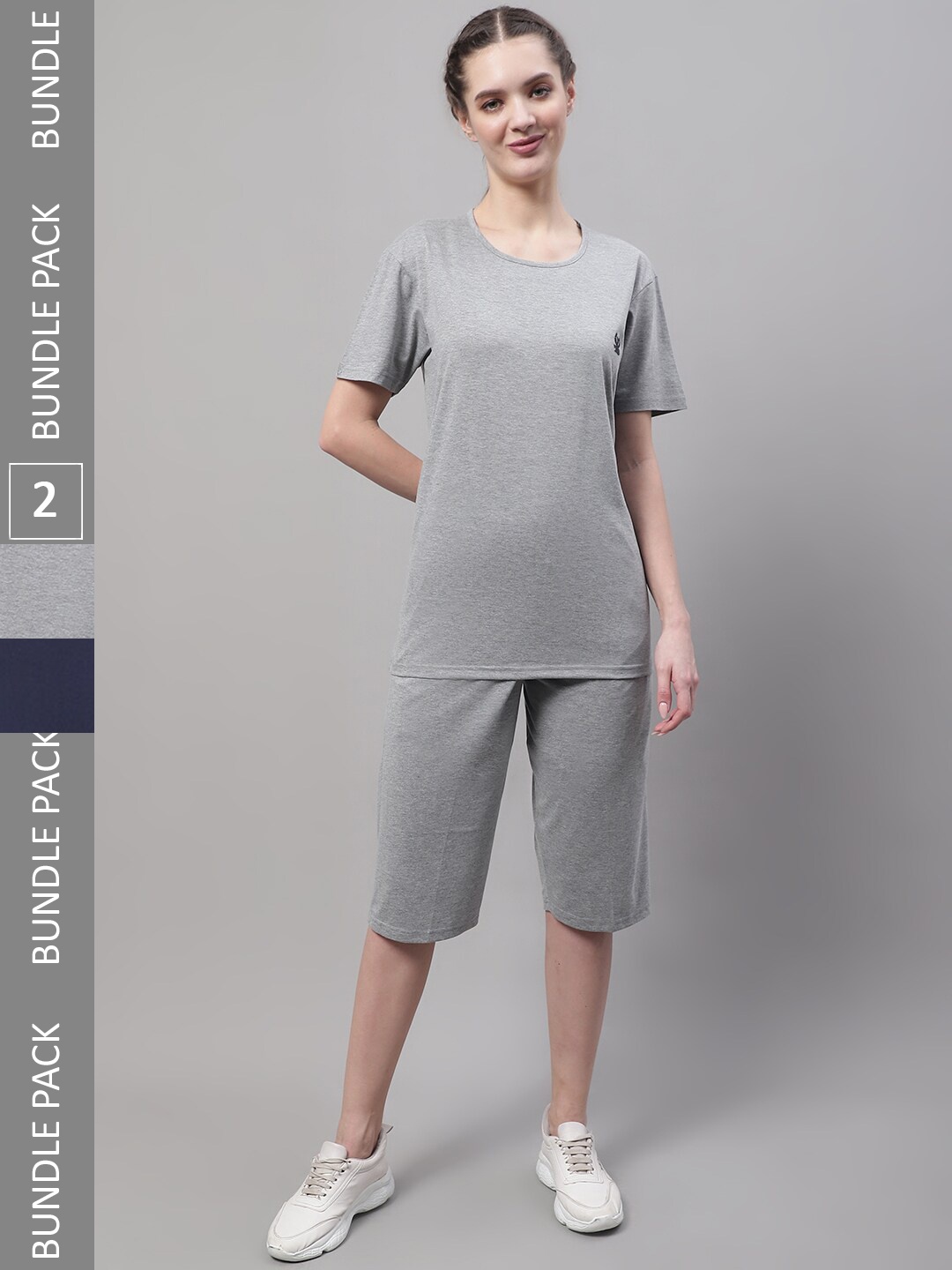 

MACK JONNEY Pack Of 2 Cotton Tracksuits, Grey