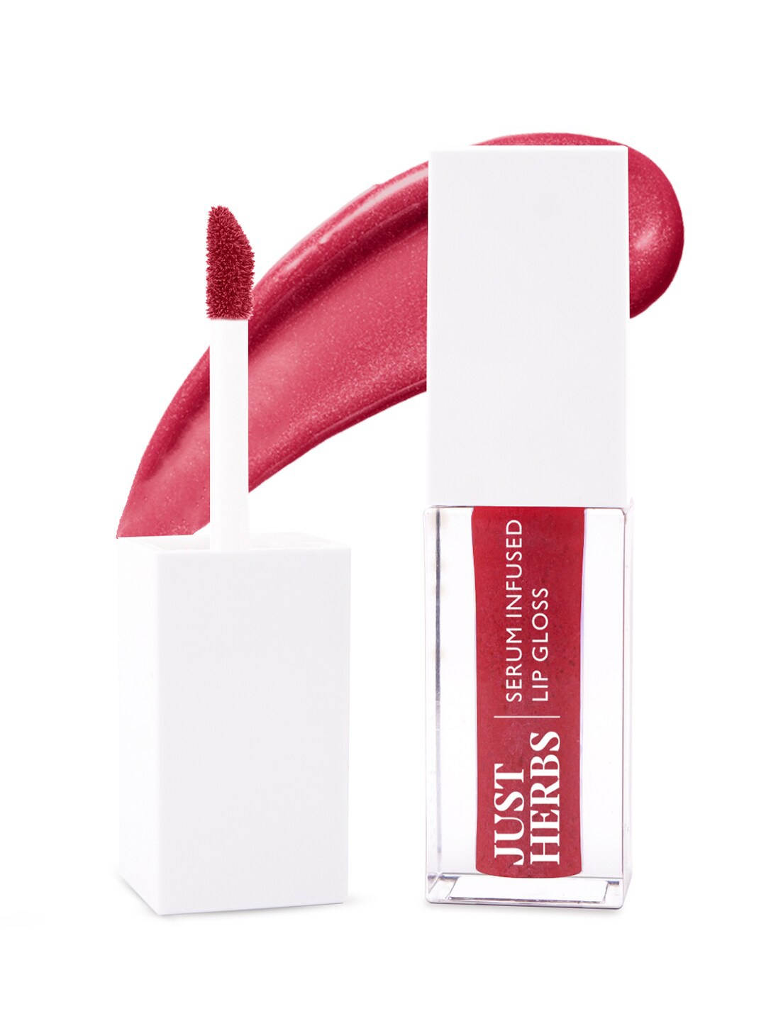 

Just Herbs Serum Infused Lip Gloss with Mango Butter & Jojoba Oil 3ml - Cherry Blossom 03, Pink