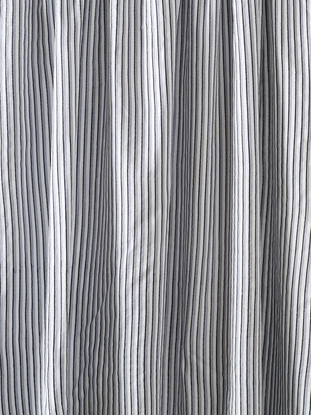 

HANDICRAFT PALACE Striped Pure Cotton Unstitched Dress Material, Grey