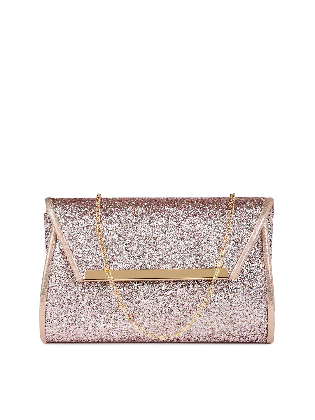 

DressBerry Pink Embellished Clutch