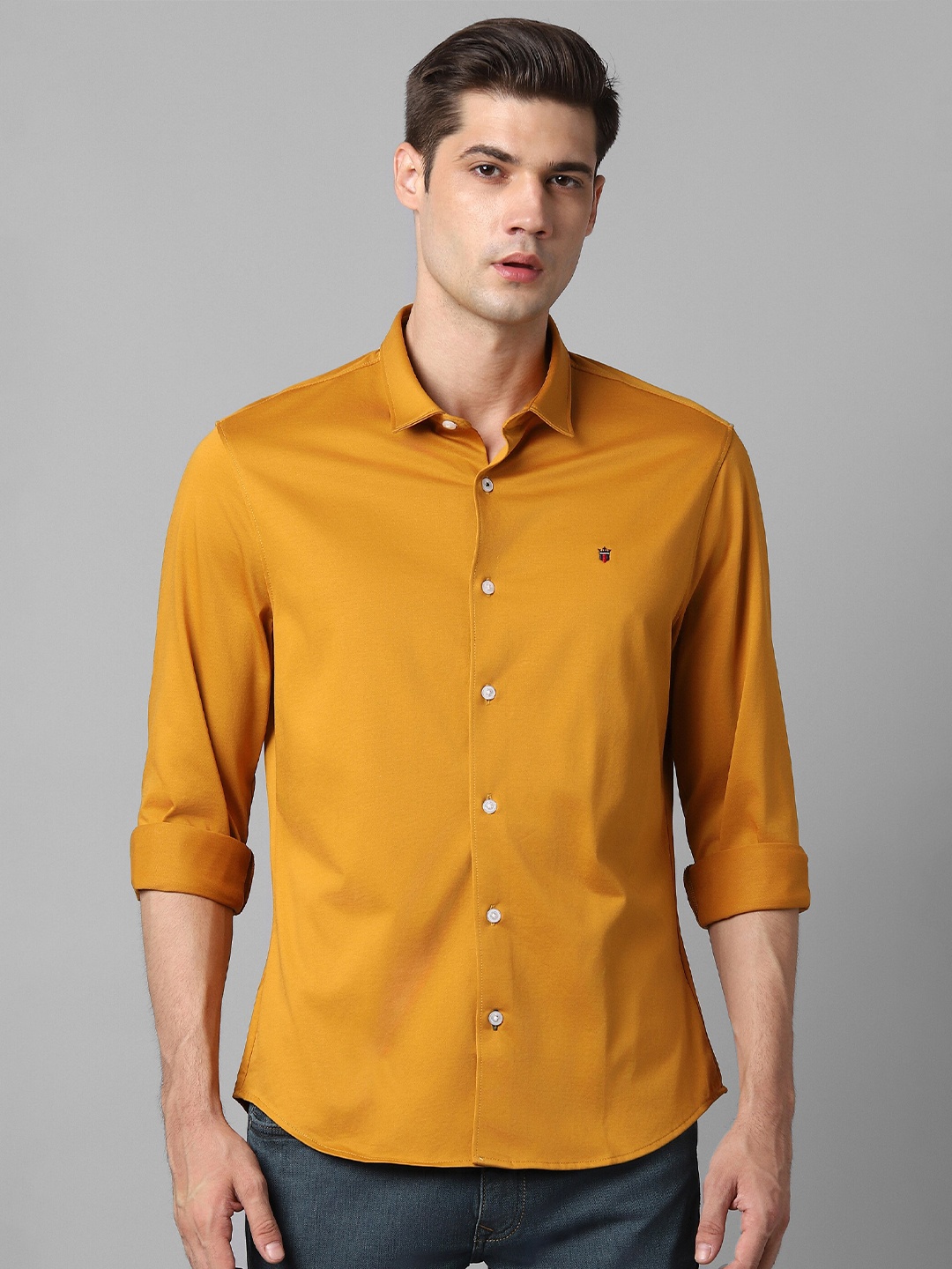 

Louis Philippe Sport Slim Fit Pure Cotton Casual Shirt, Yellow